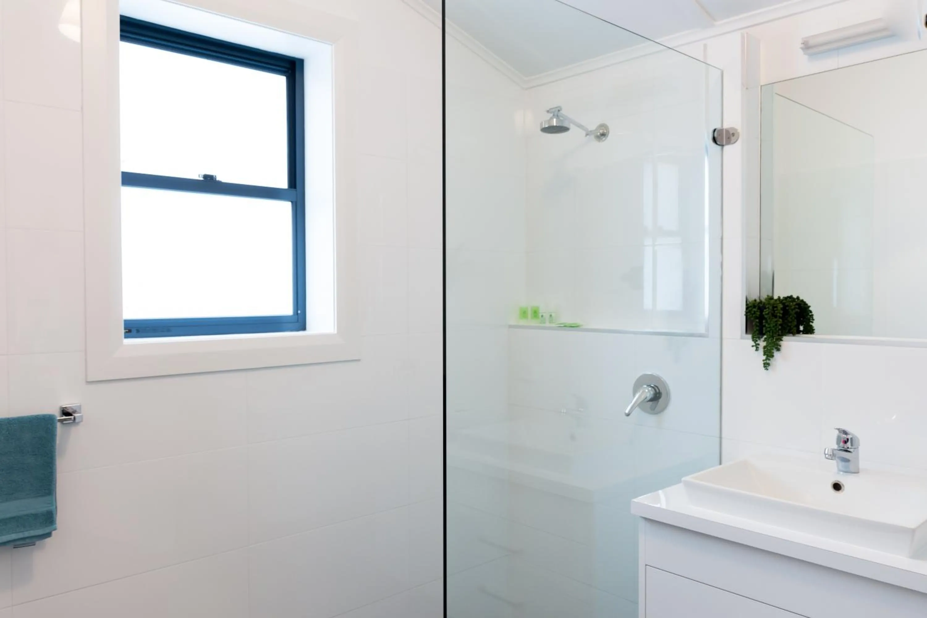 Shower in Agnes Cottage Bed & Breakfast