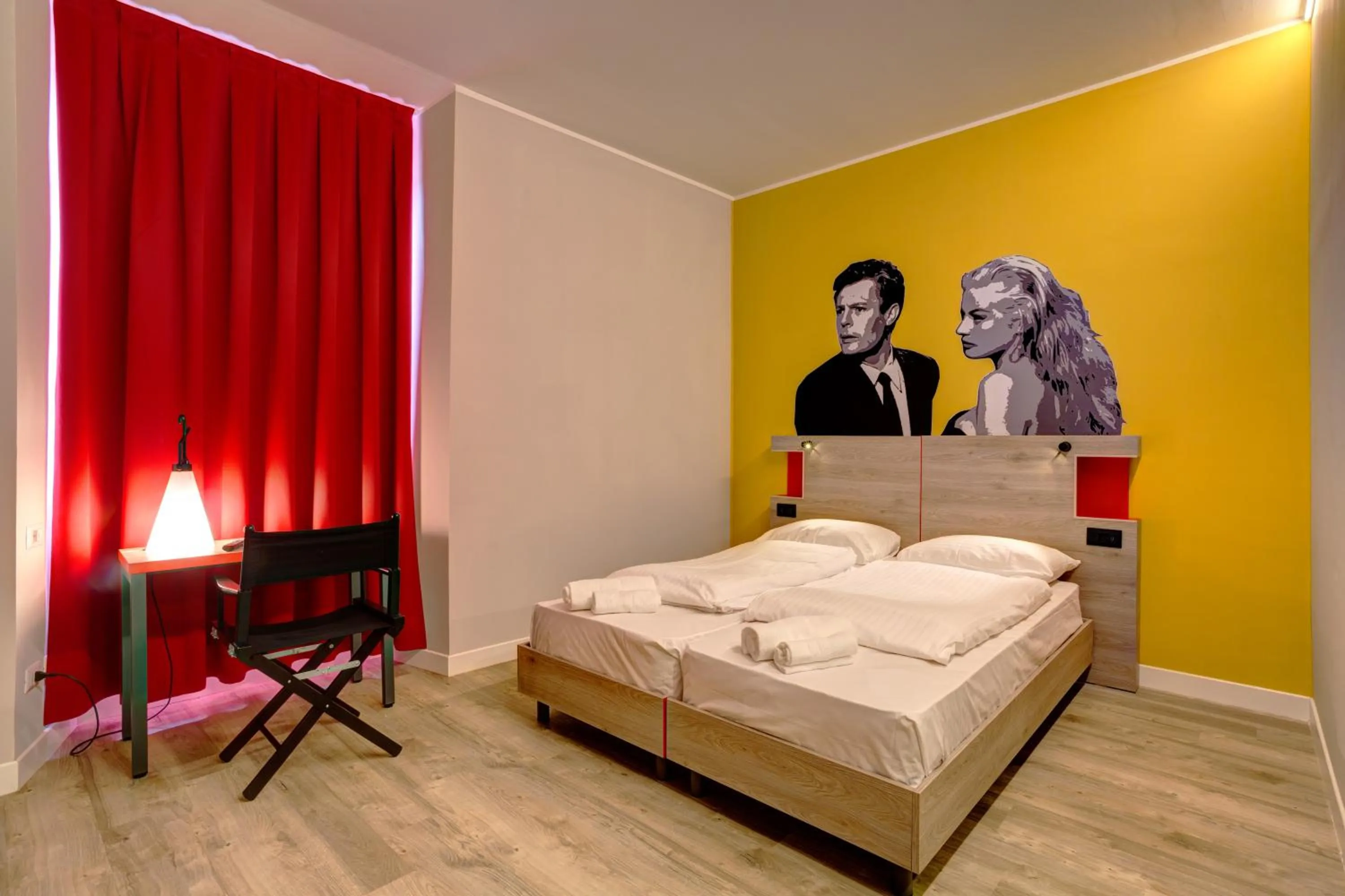 Photo of the whole room, Bed in MEININGER Roma Termini
