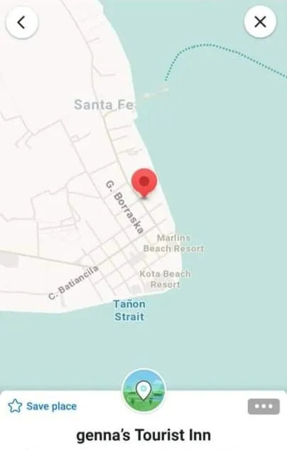 Location in Genna's Tourist Inn Santa Fe