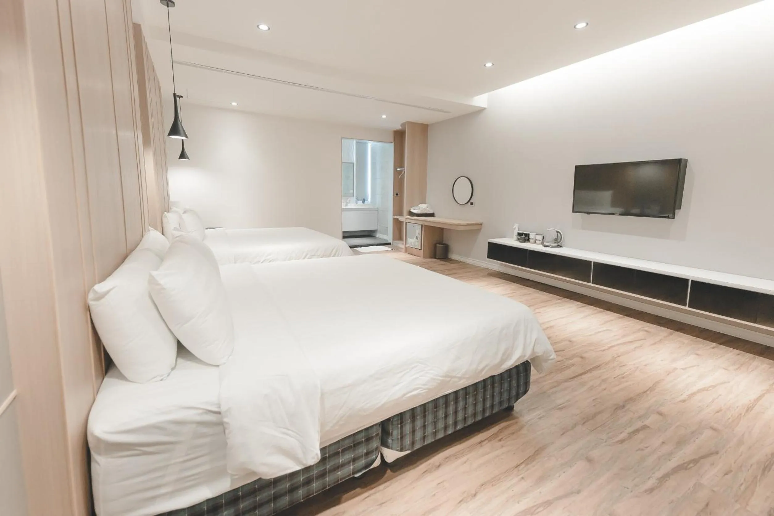 Bed in Sunshine Palm B&B