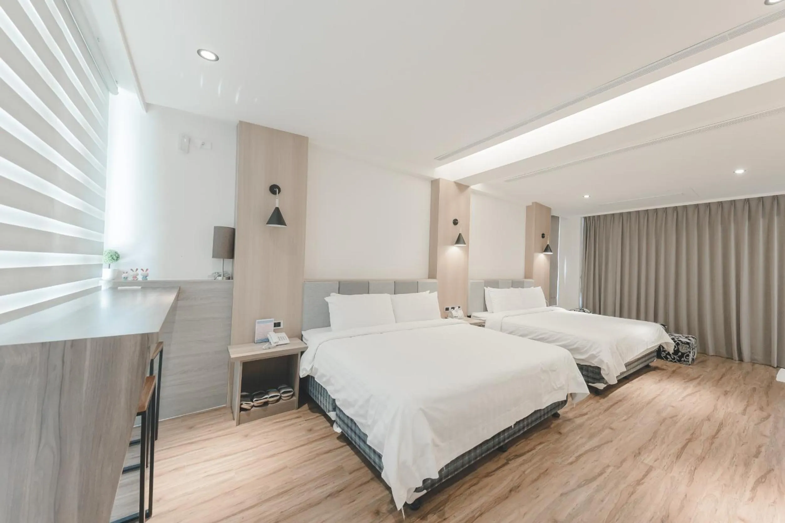 Bed in Sunshine Palm B&B