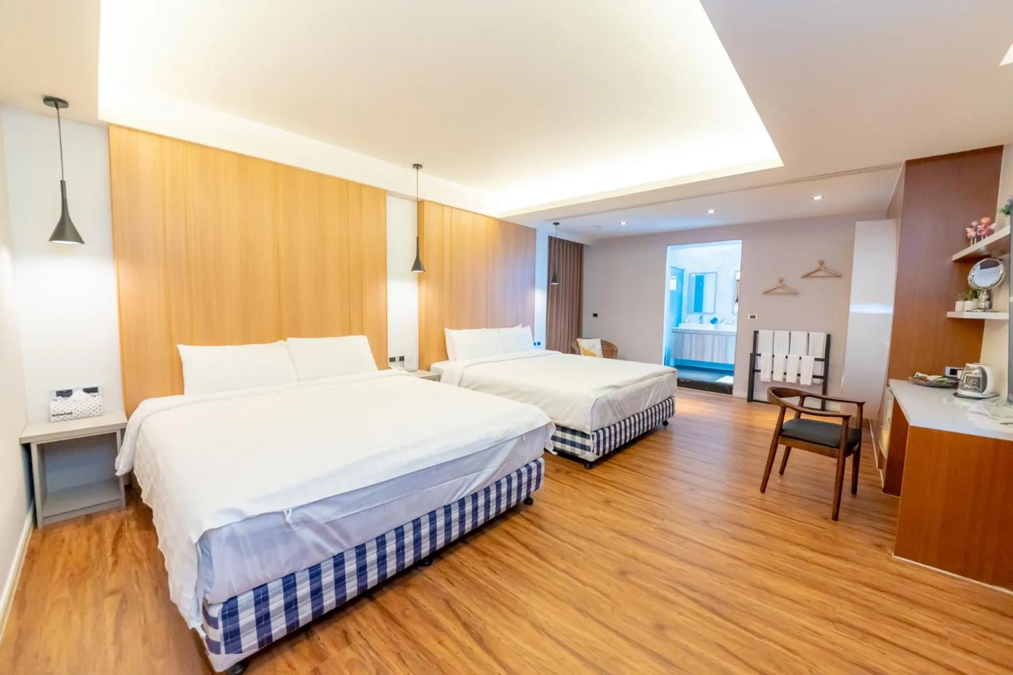 Bed in Sunshine Palm B&B