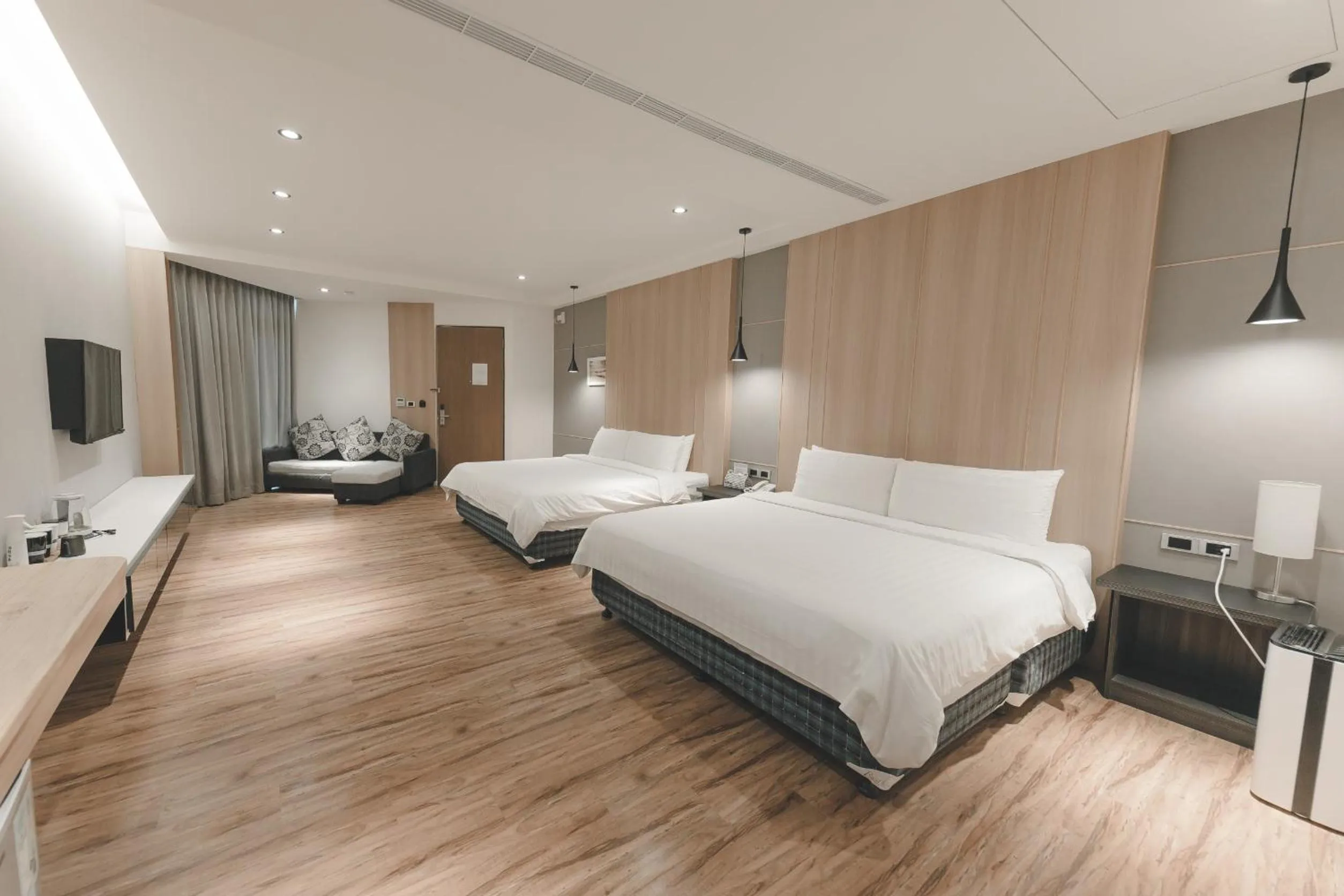 Bed in Sunshine Palm B&B