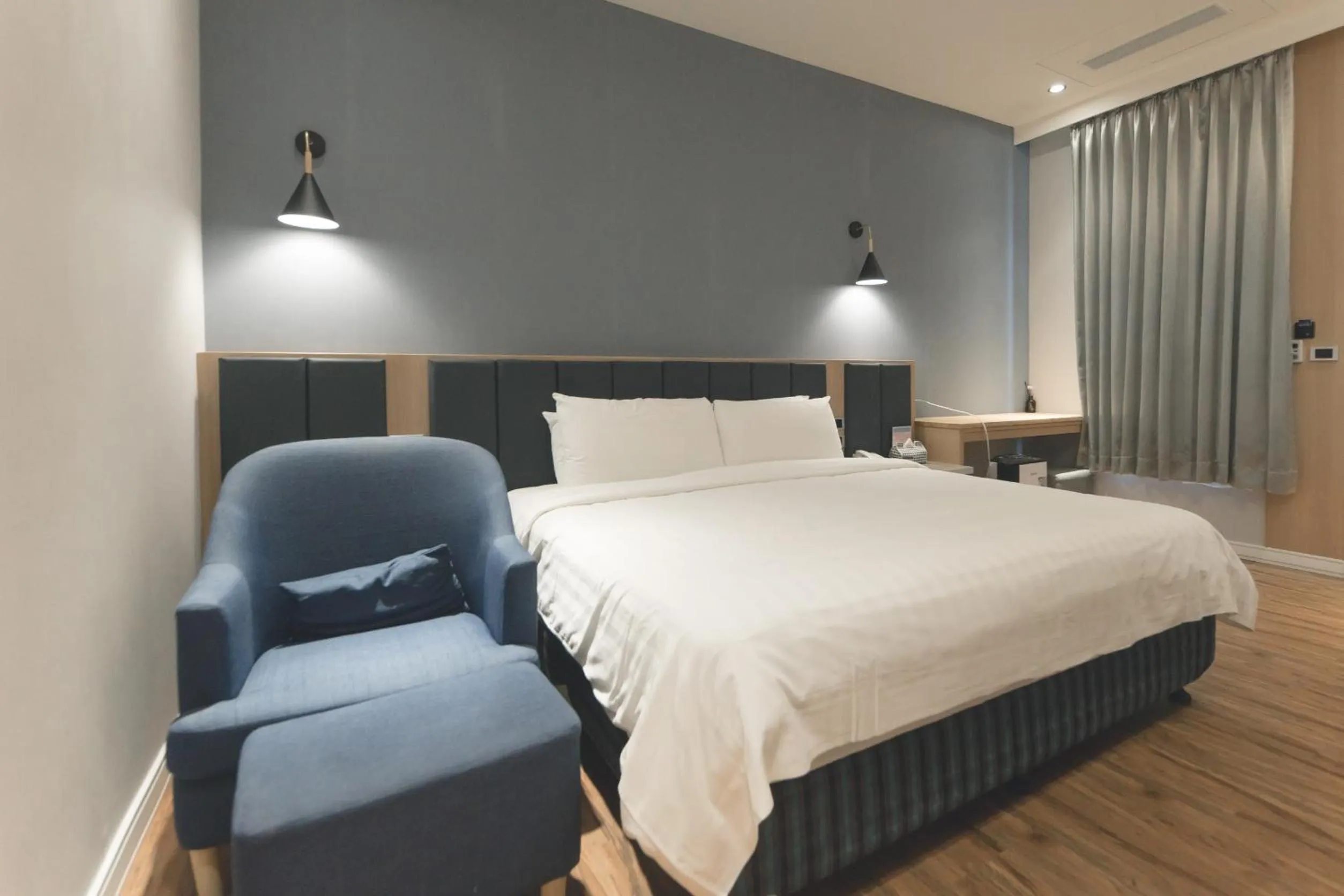 Bed in Sunshine Palm B&B