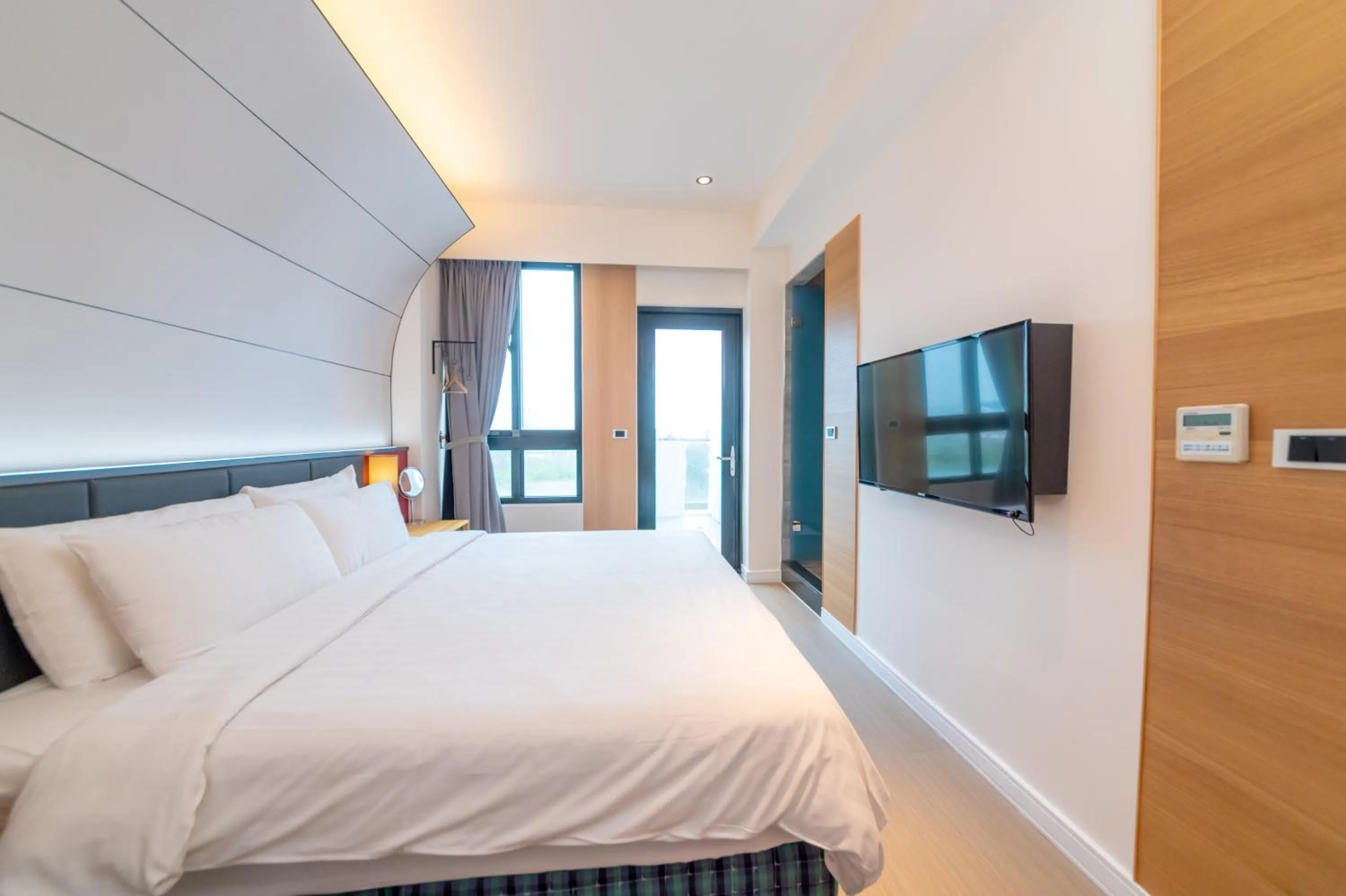 Bed in Sunshine Palm B&B