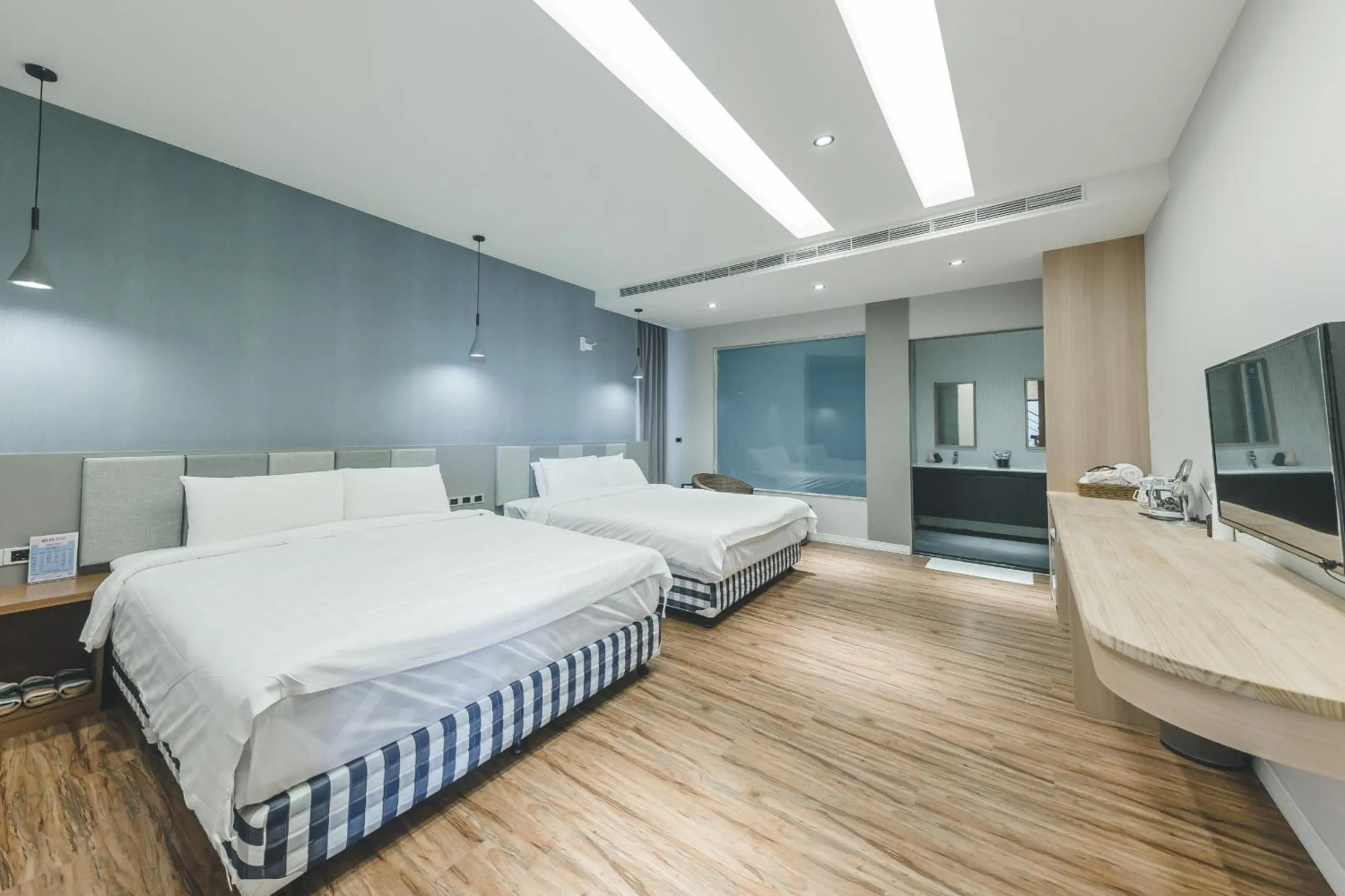 Bed in Sunshine Palm B&B