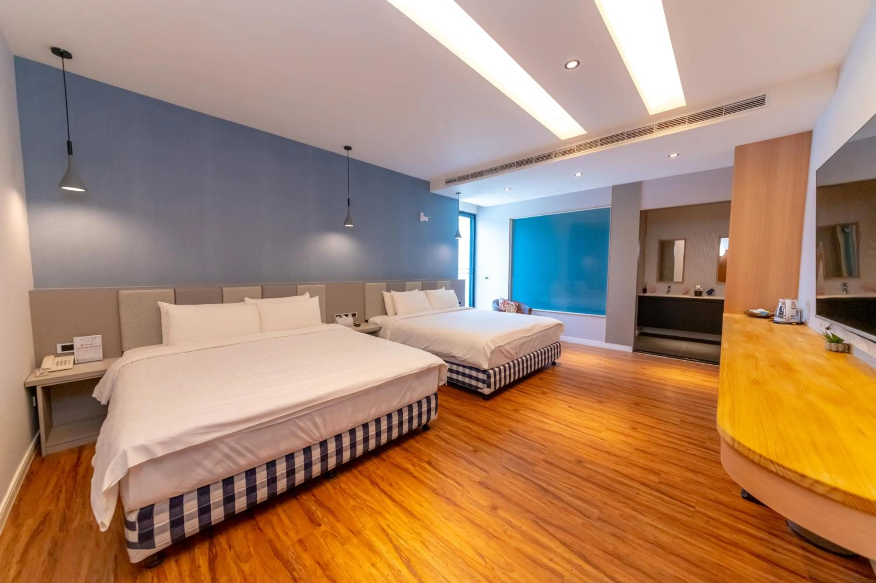 Bed in Sunshine Palm B&B