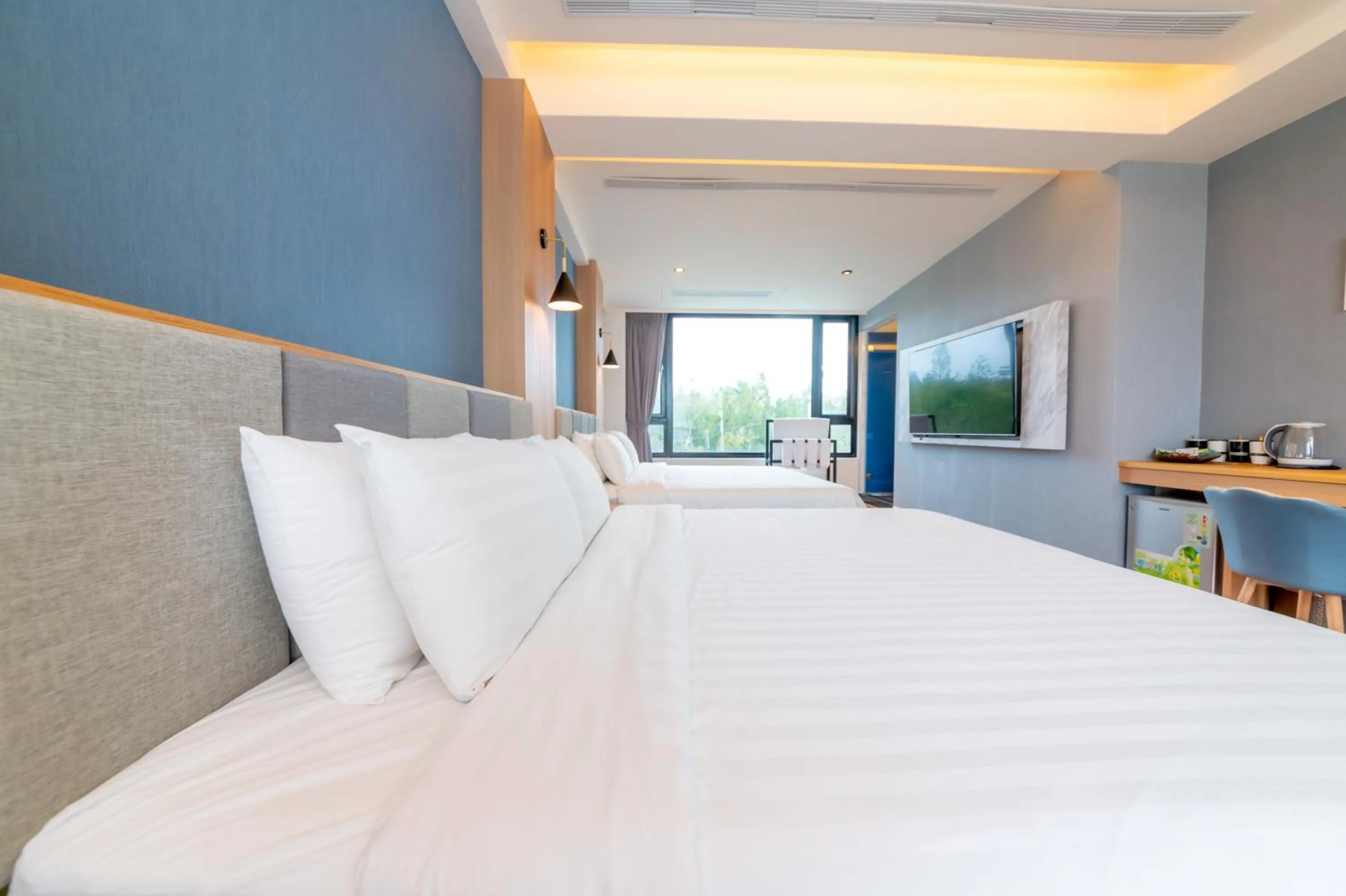 Bed in Sunshine Palm B&B