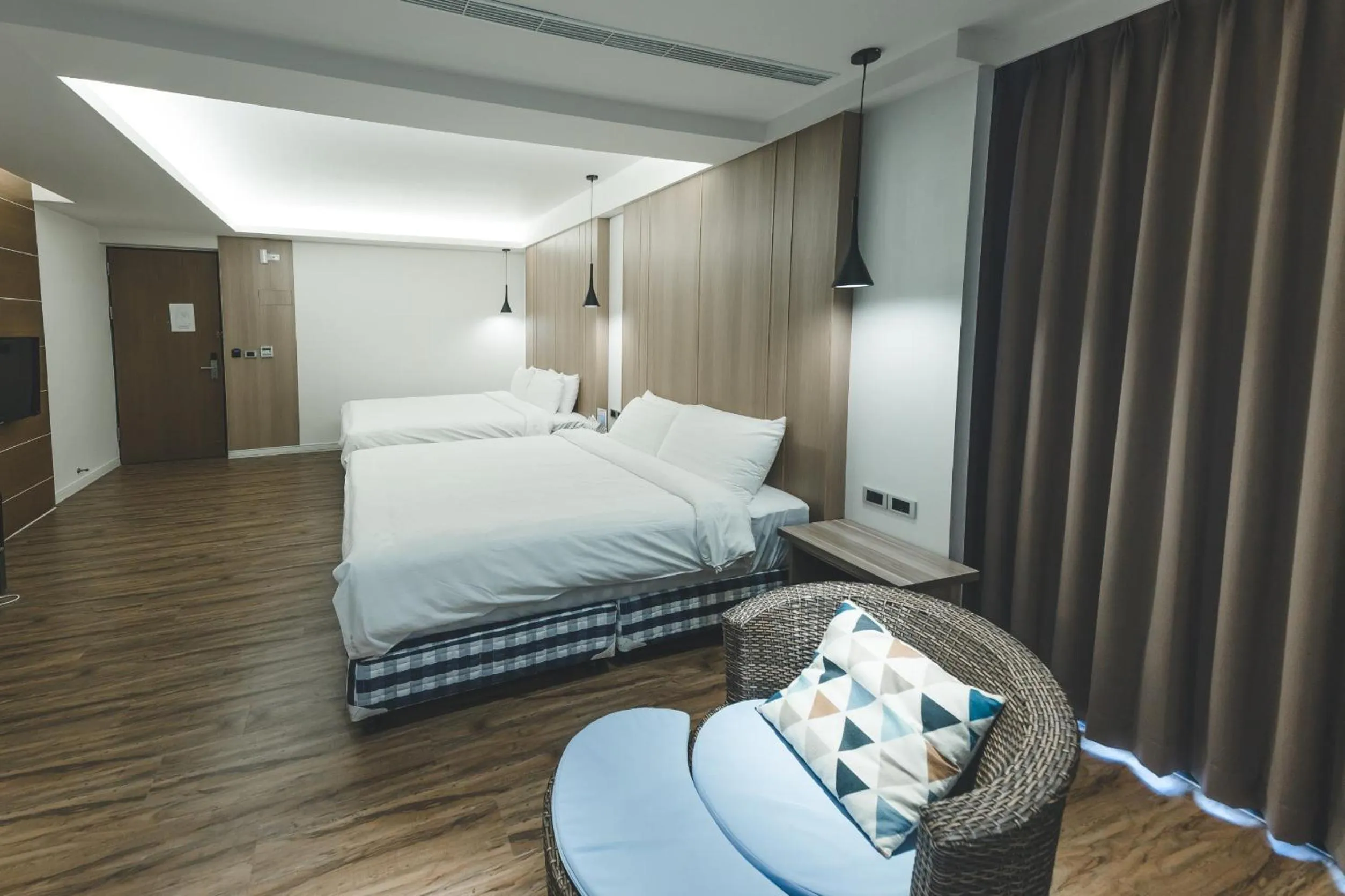 Bed in Sunshine Palm B&B