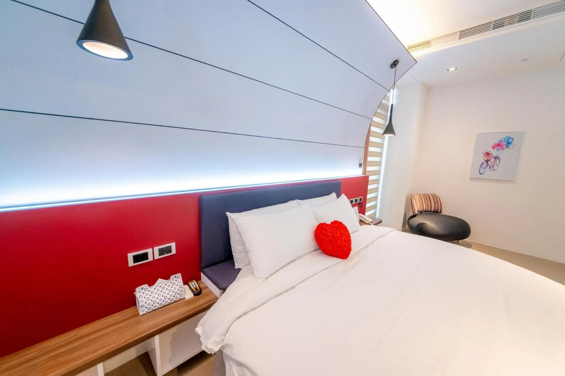 Bed in Sunshine Palm B&B