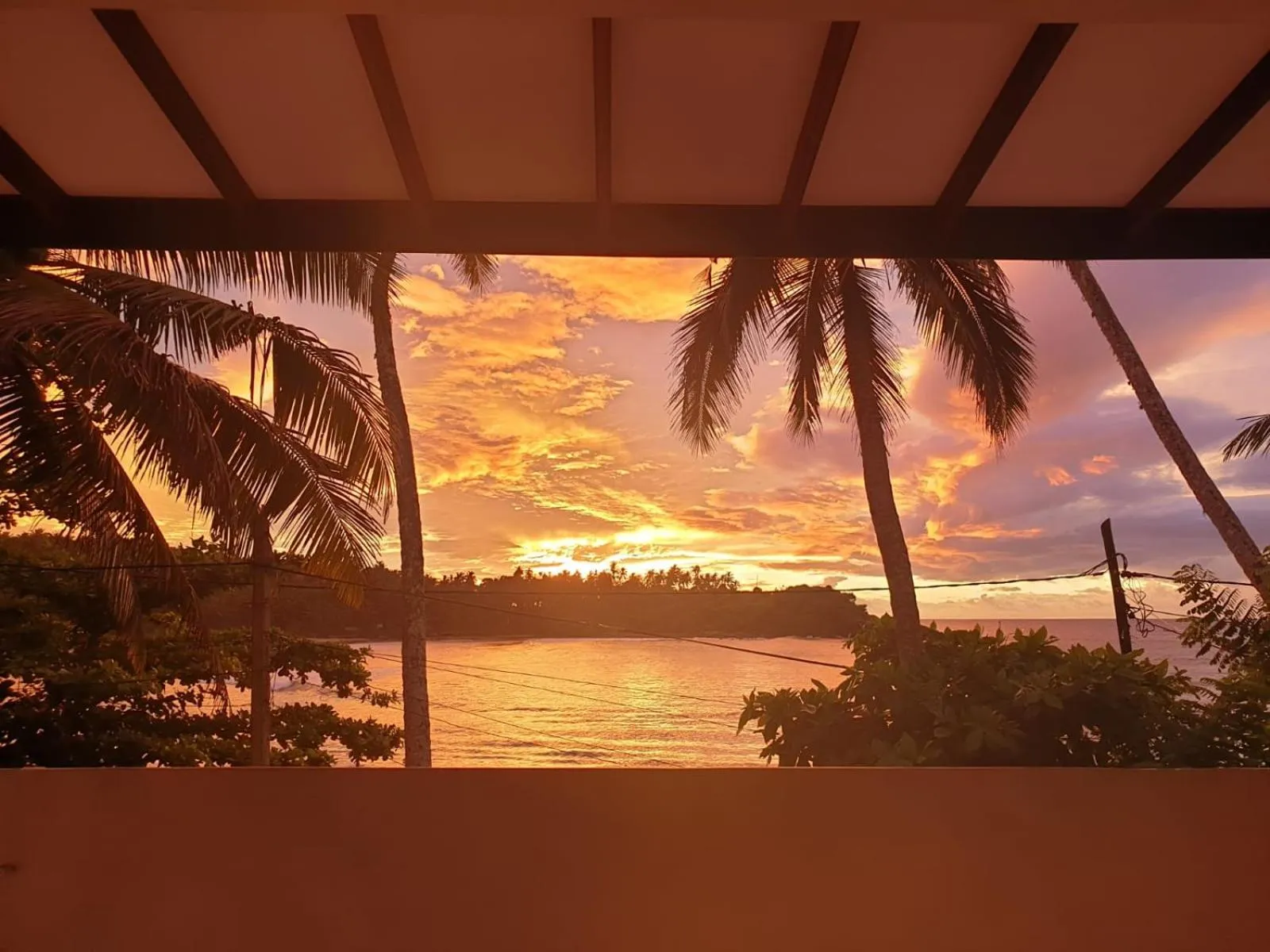 Sunrise in Sea Port Hiriketiya