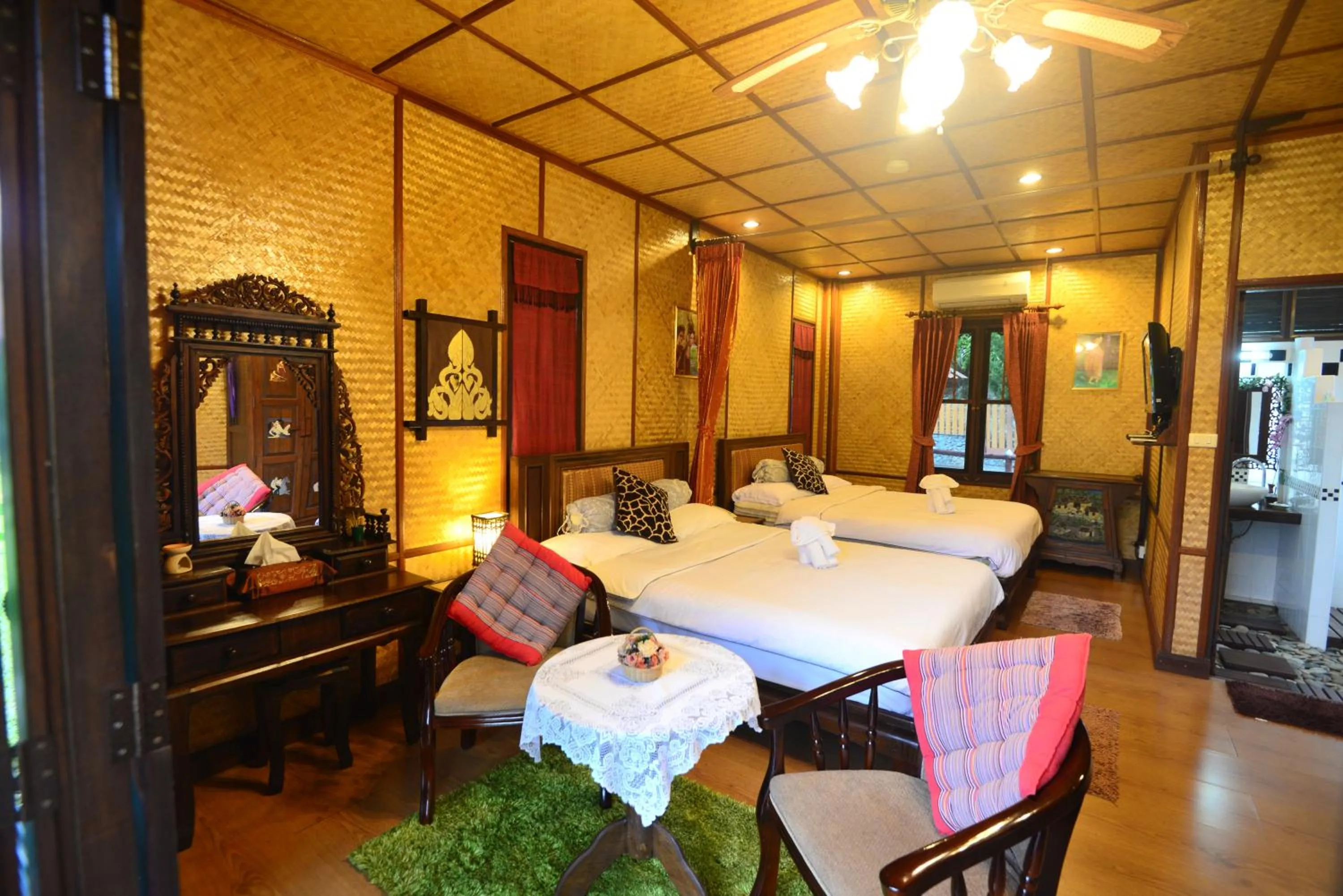 Bedroom, Bed in Viang Yonok Hotel, Restaurant, Sports Club