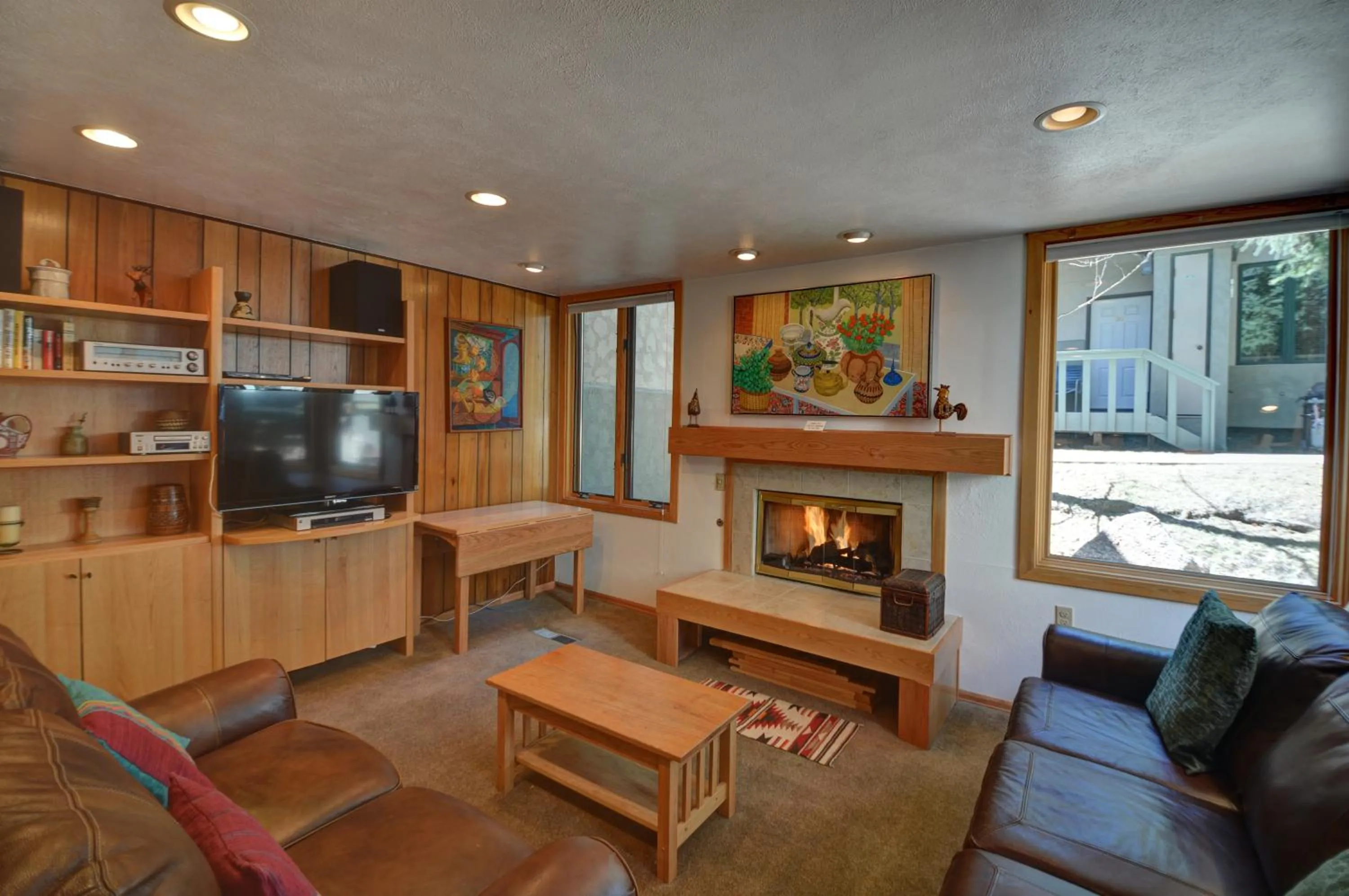 Living room in Tamarack Townhomes - CoralTree Residence Collection