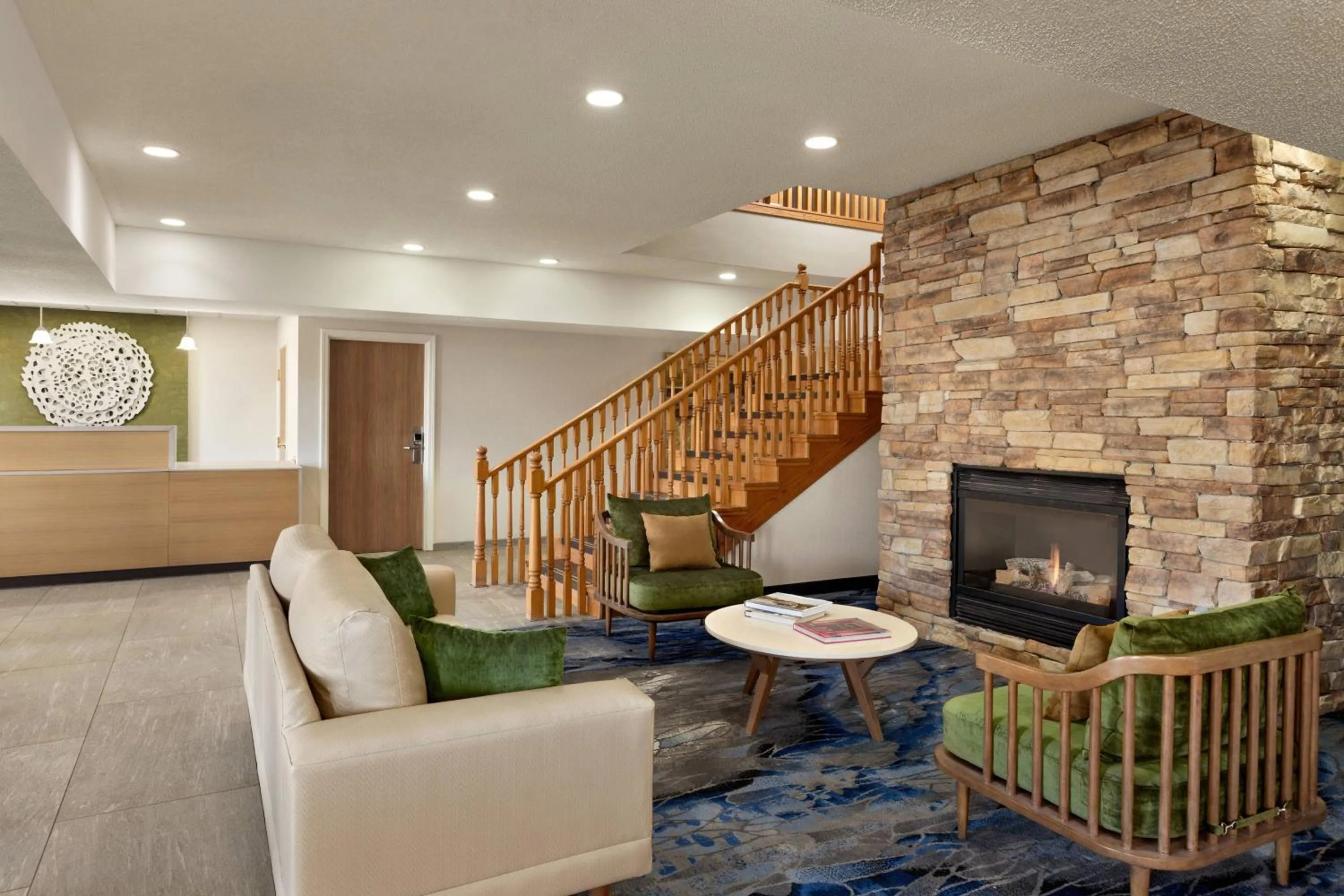 Lobby or reception in Fairfield Inn & Suites Wheeling - St. Clairsville, OH