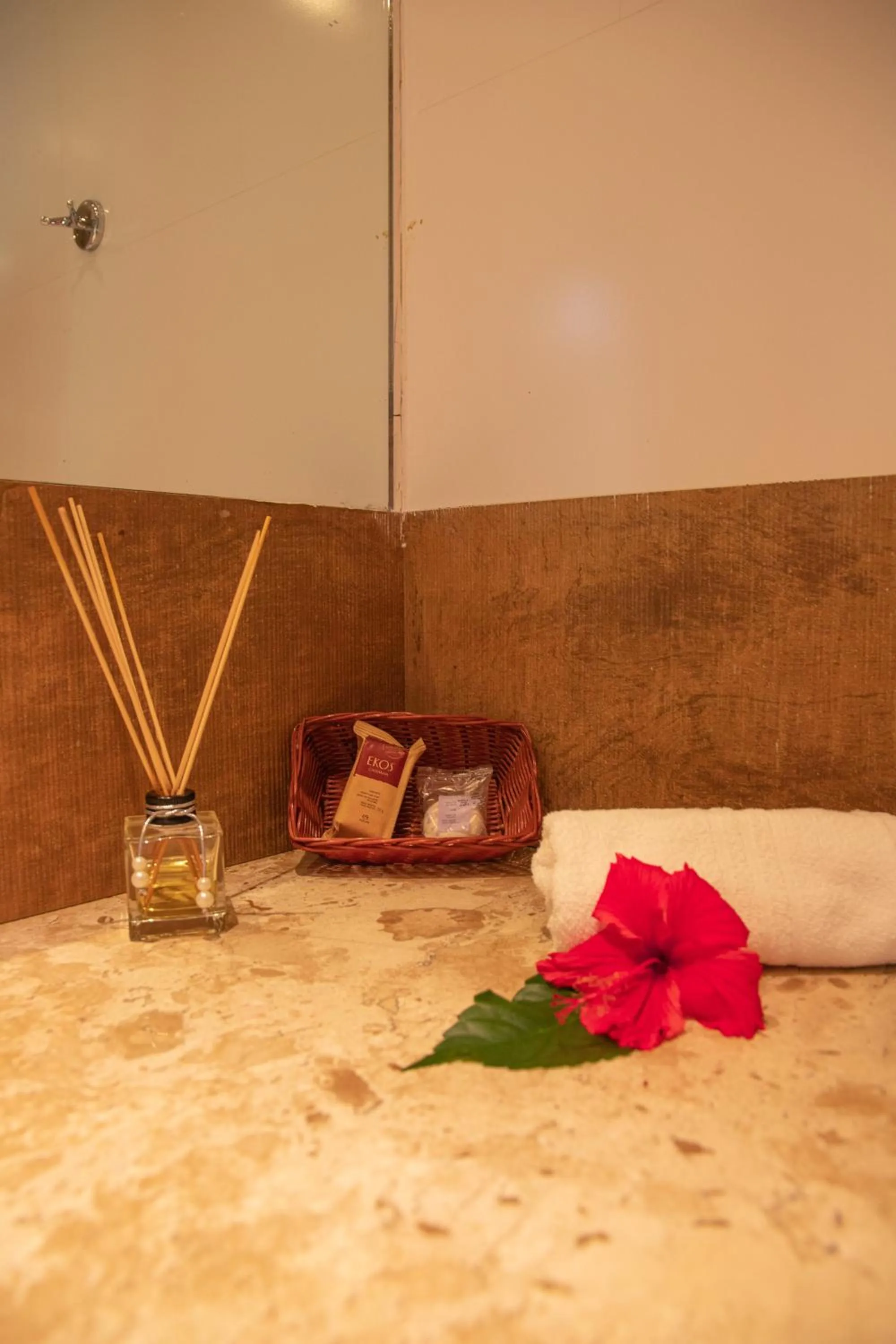 Bed in Pousada Vila do Dengo