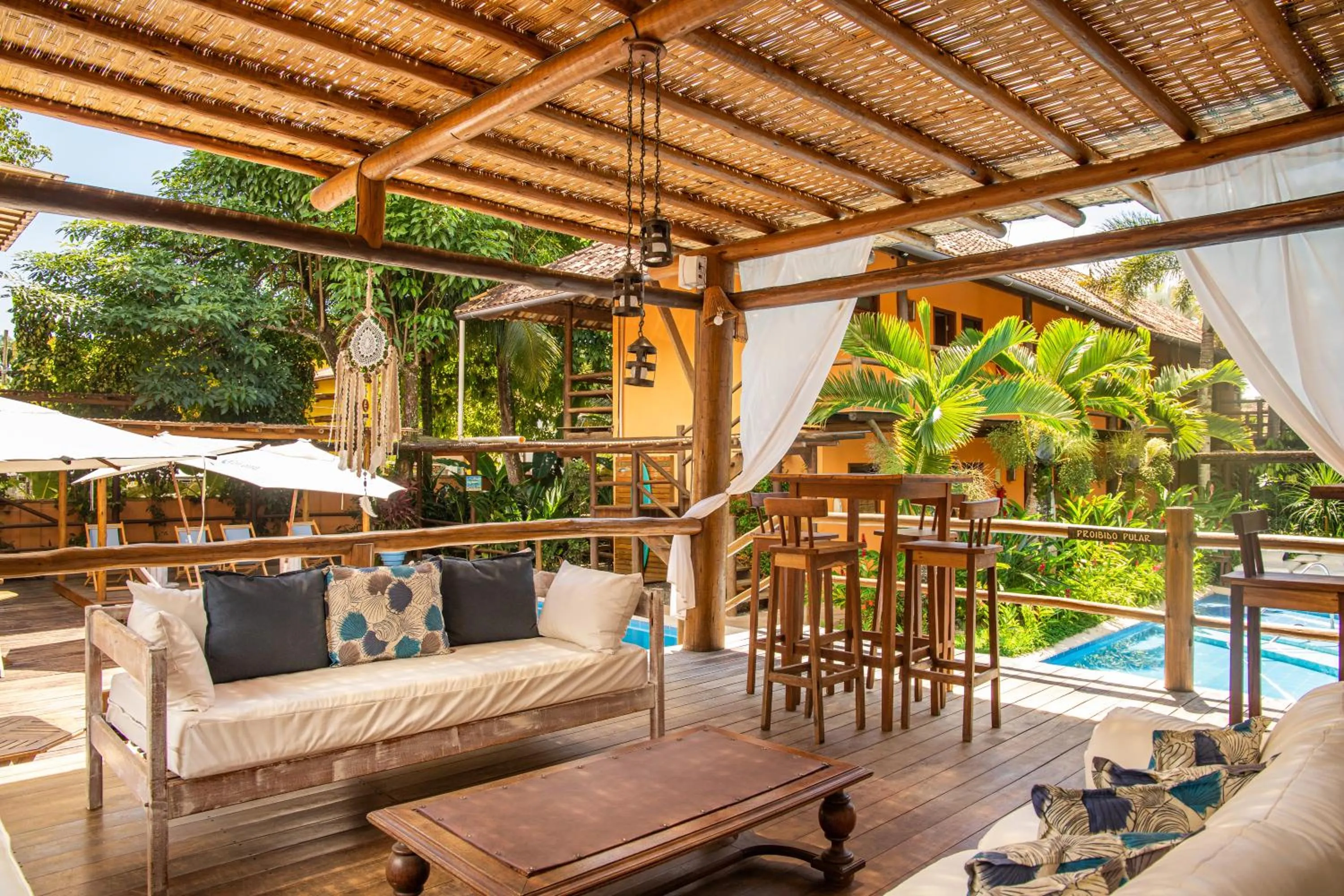 Living room in Pousada Vila do Dengo