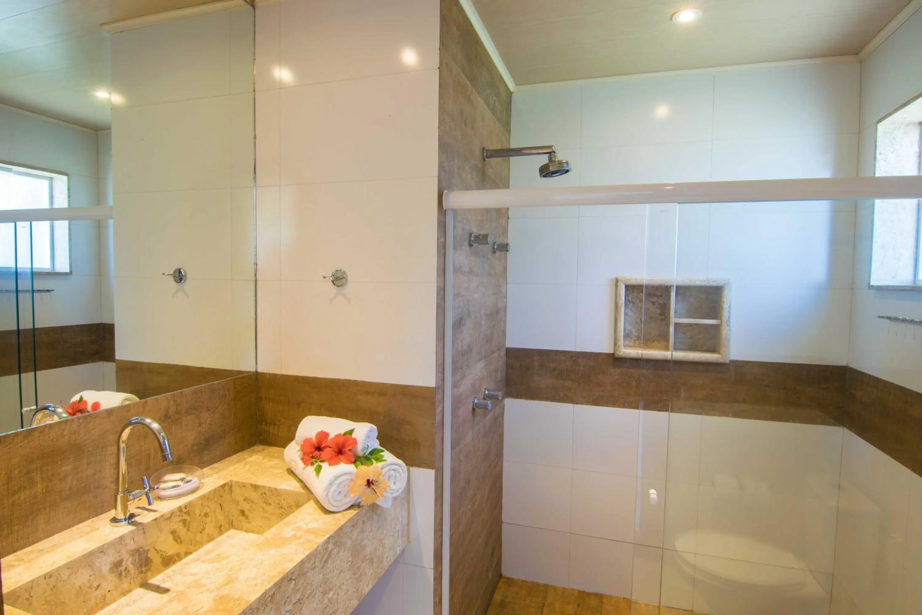 Bathroom in Pousada Vila do Dengo