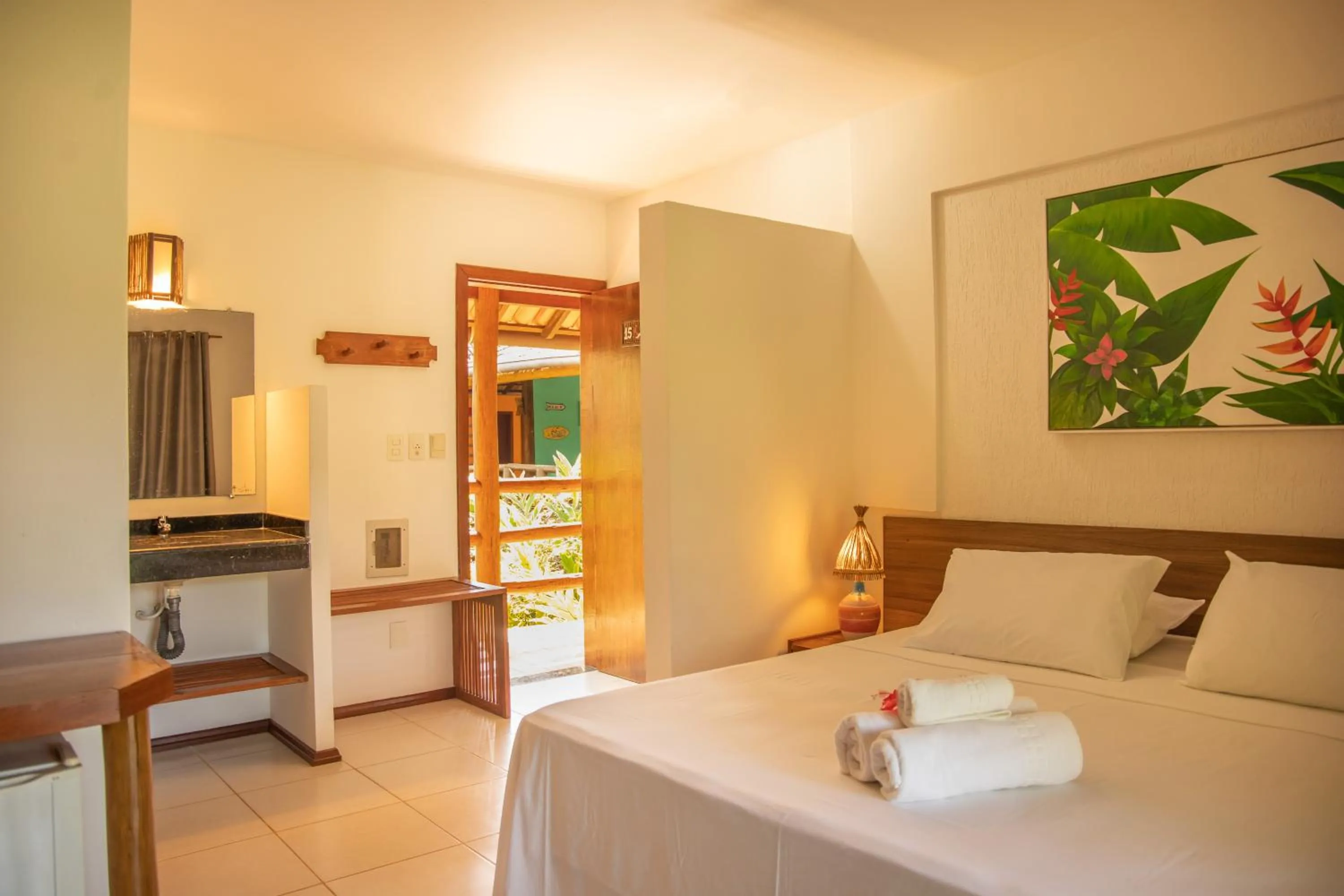 Photo of the whole room, Bed in Pousada Vila do Dengo