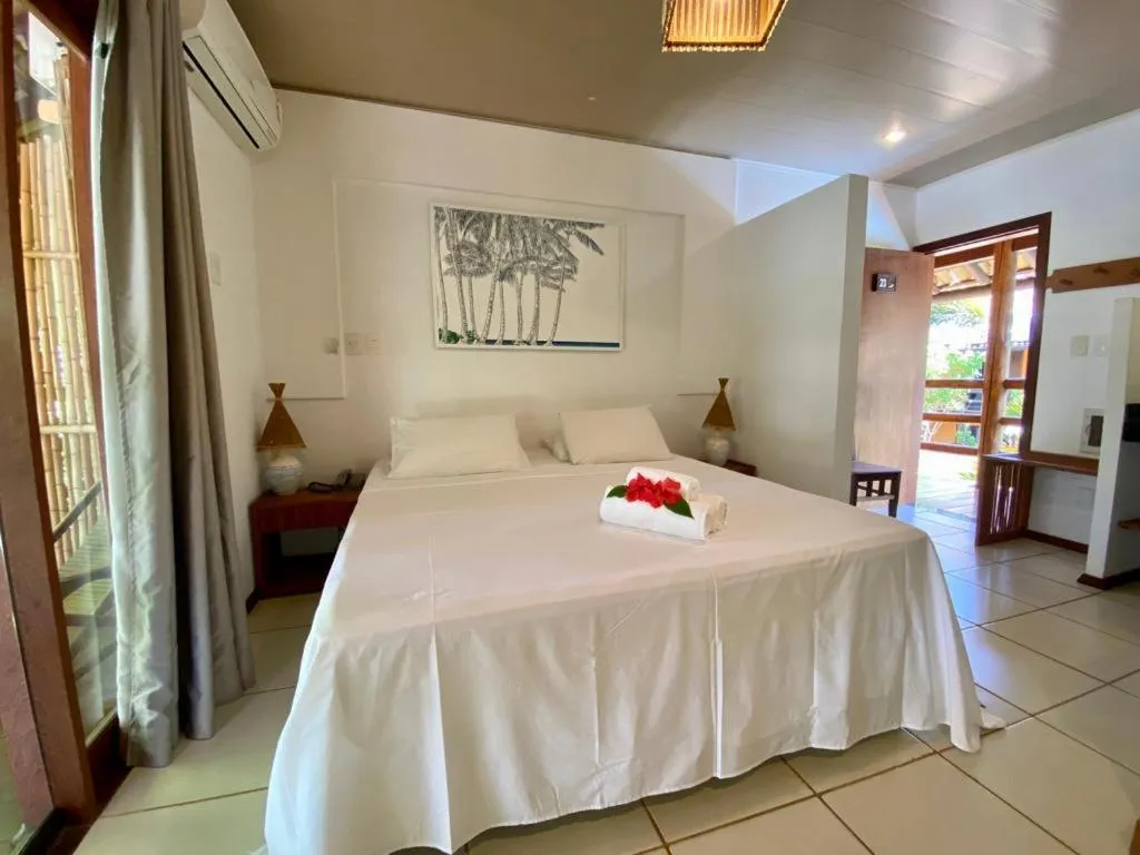 Bed in Pousada Vila do Dengo