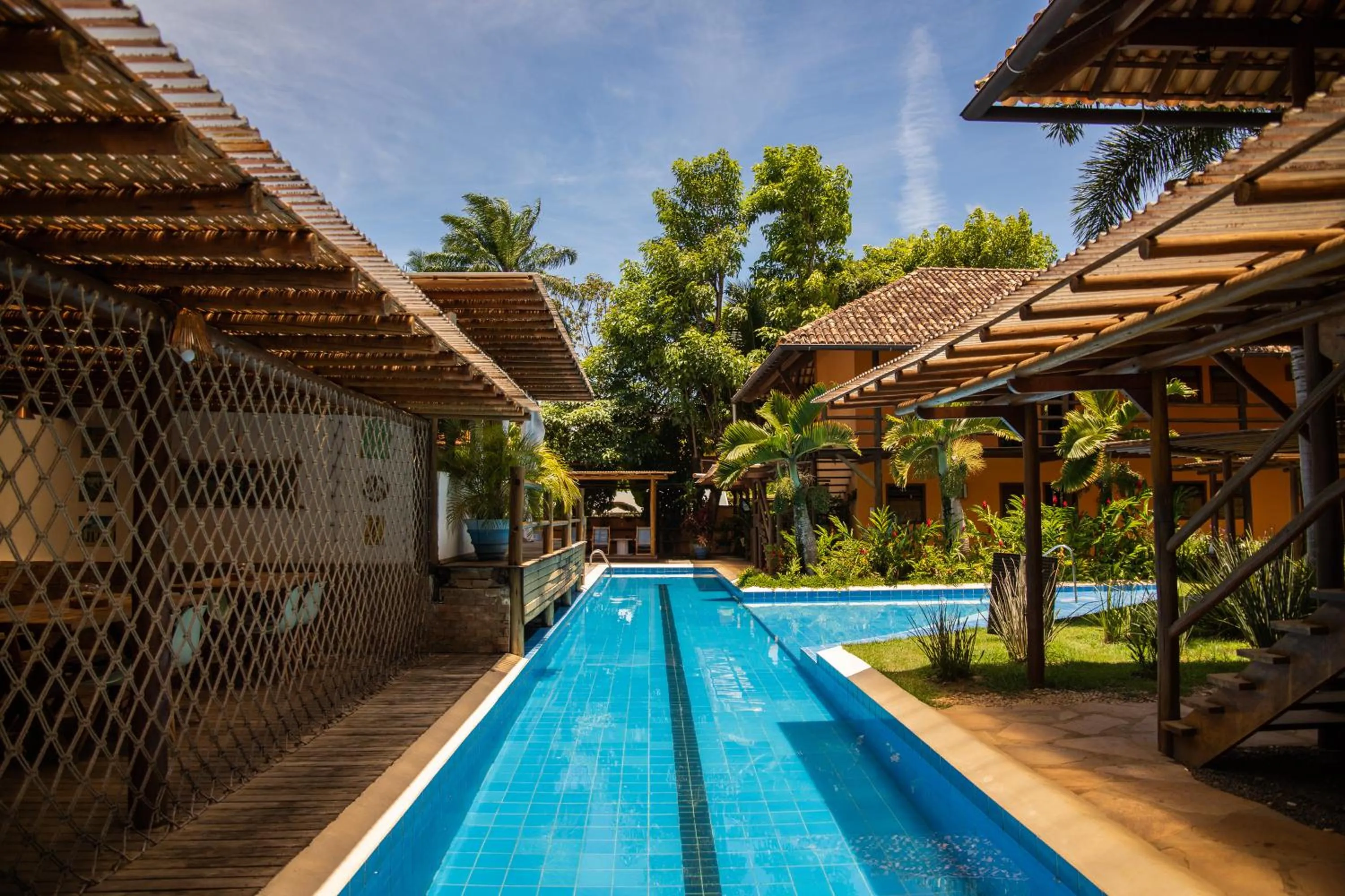 Swimming pool in Pousada Vila do Dengo