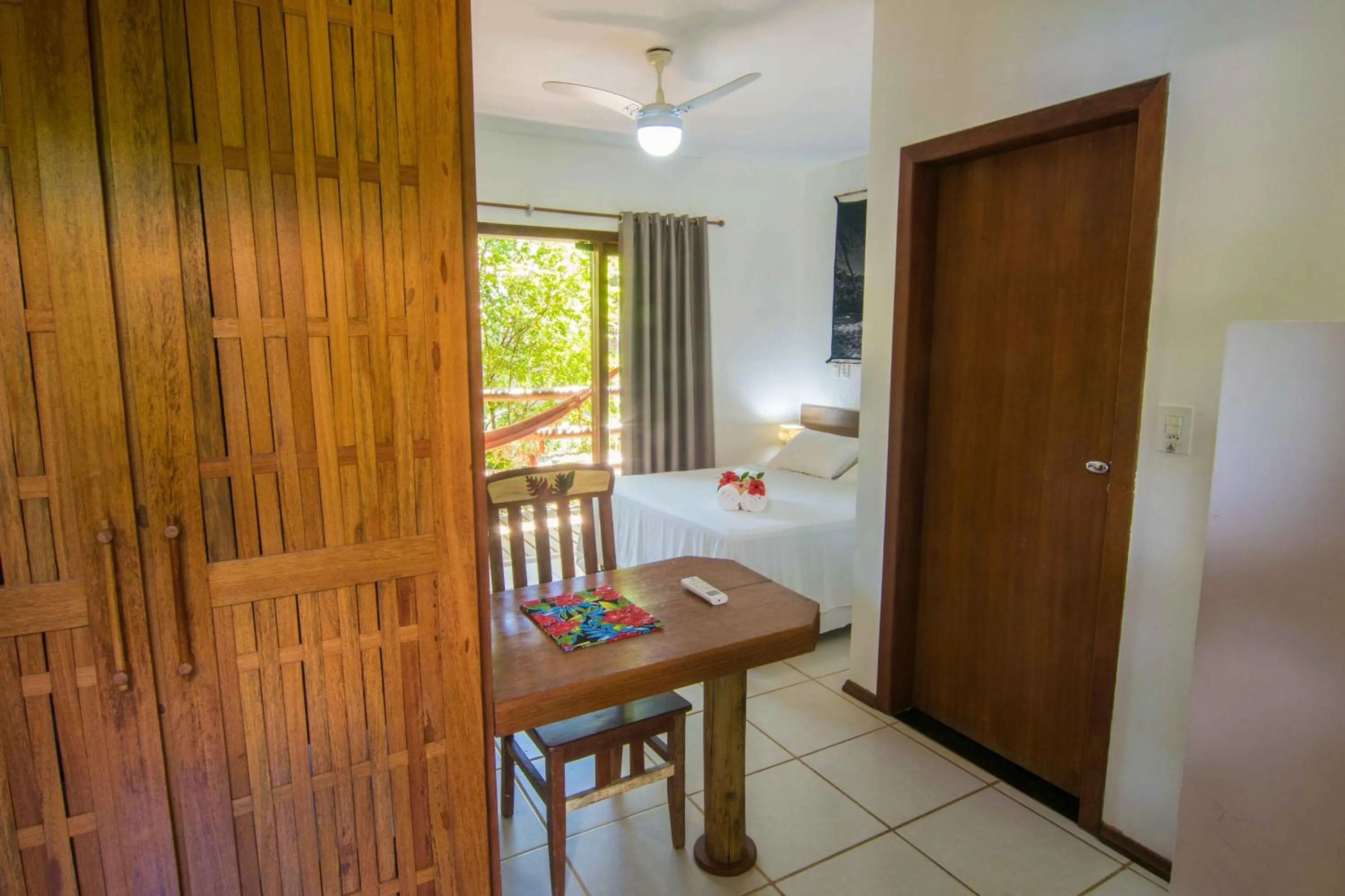 Bed in Pousada Vila do Dengo