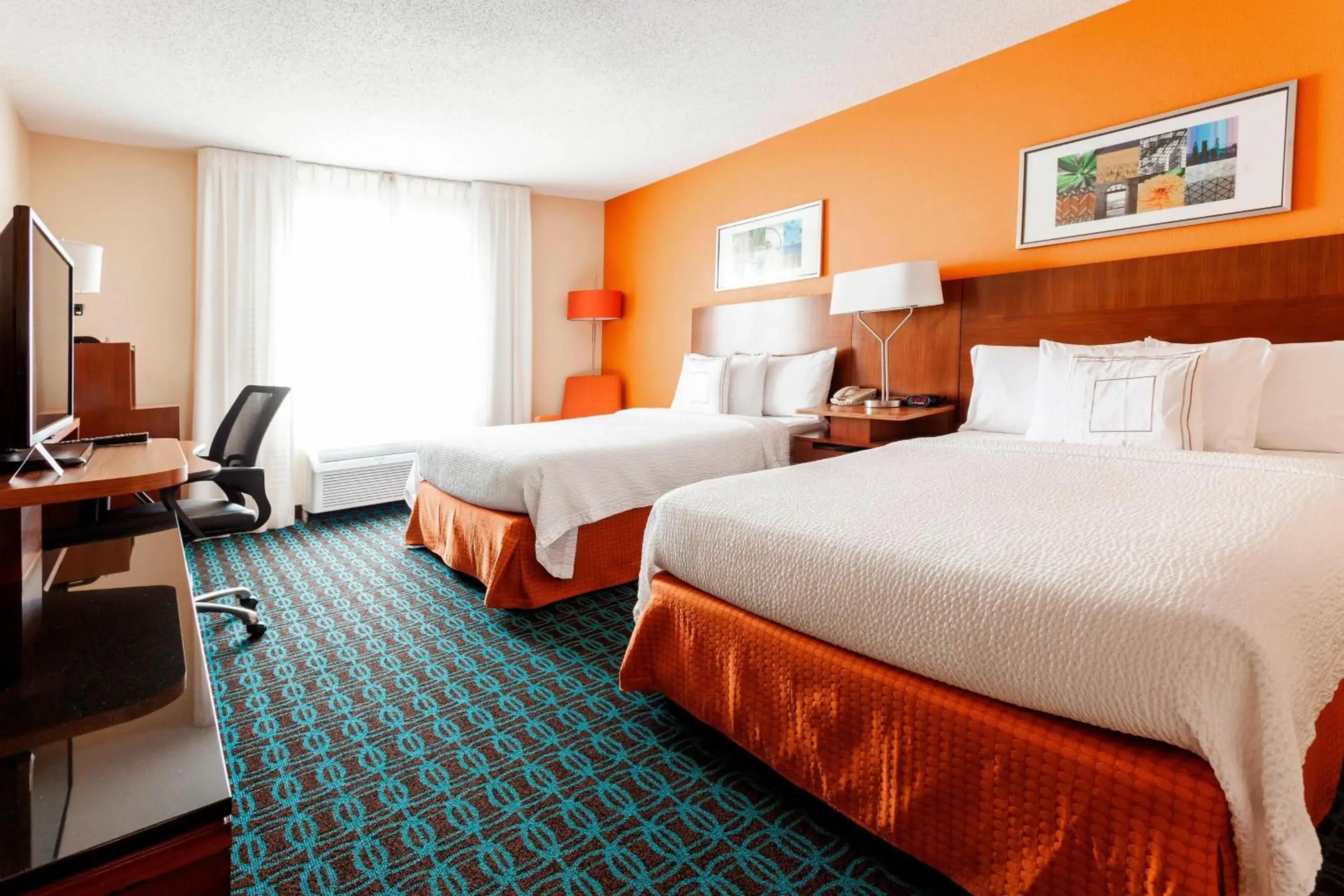 Double Room with Two Double Beds in Fairfield Inn by Marriott Ponca City Double Room with Two Double Beds in Fairfield Inn by Marriott Ponca City