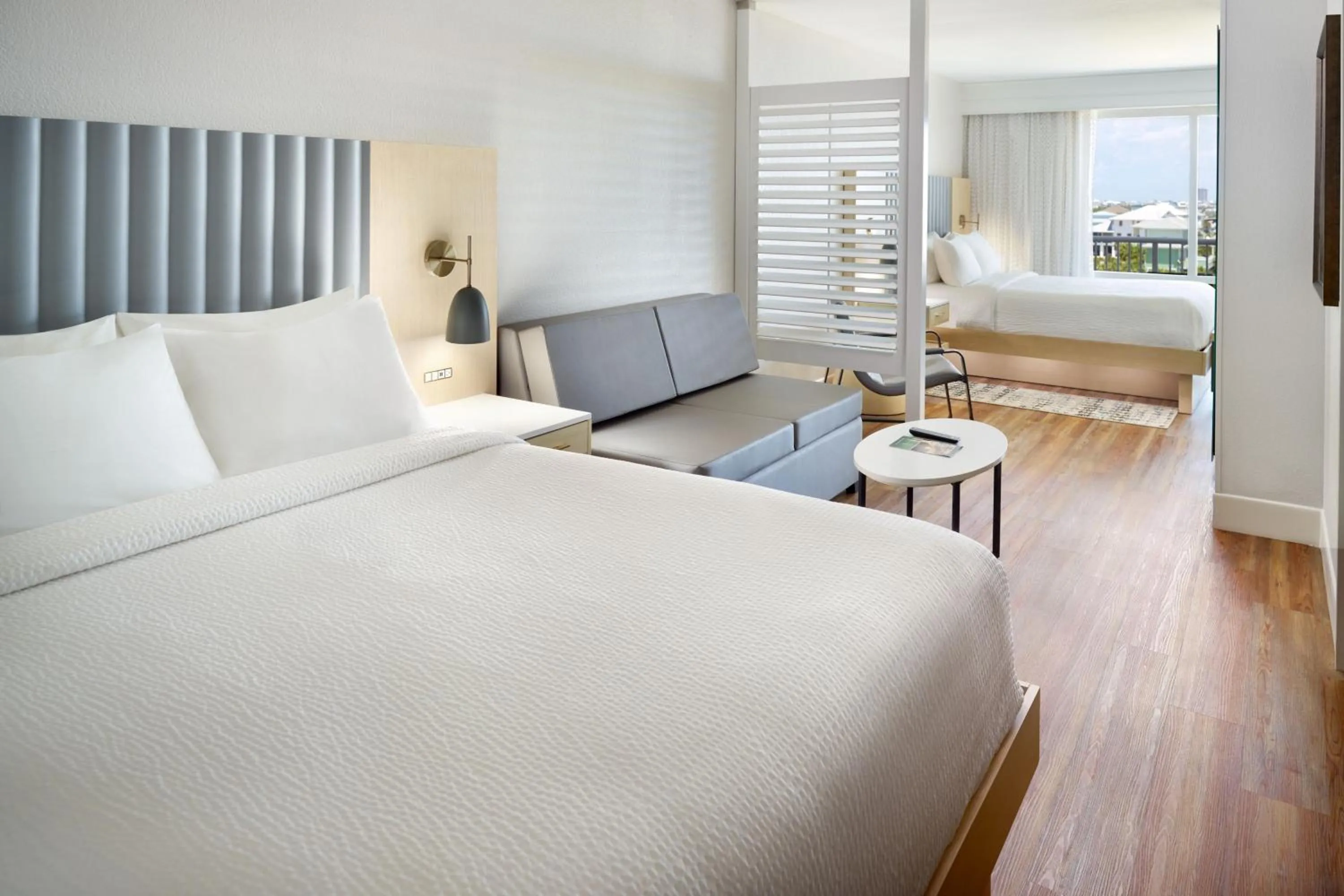 Photo of the whole room, Bed in SpringHill Suites by Marriott Pensacola Beach