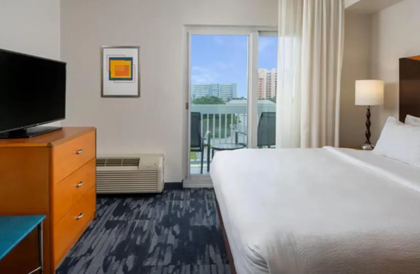 Bed in Fairfield Inn & Suites Orange Beach