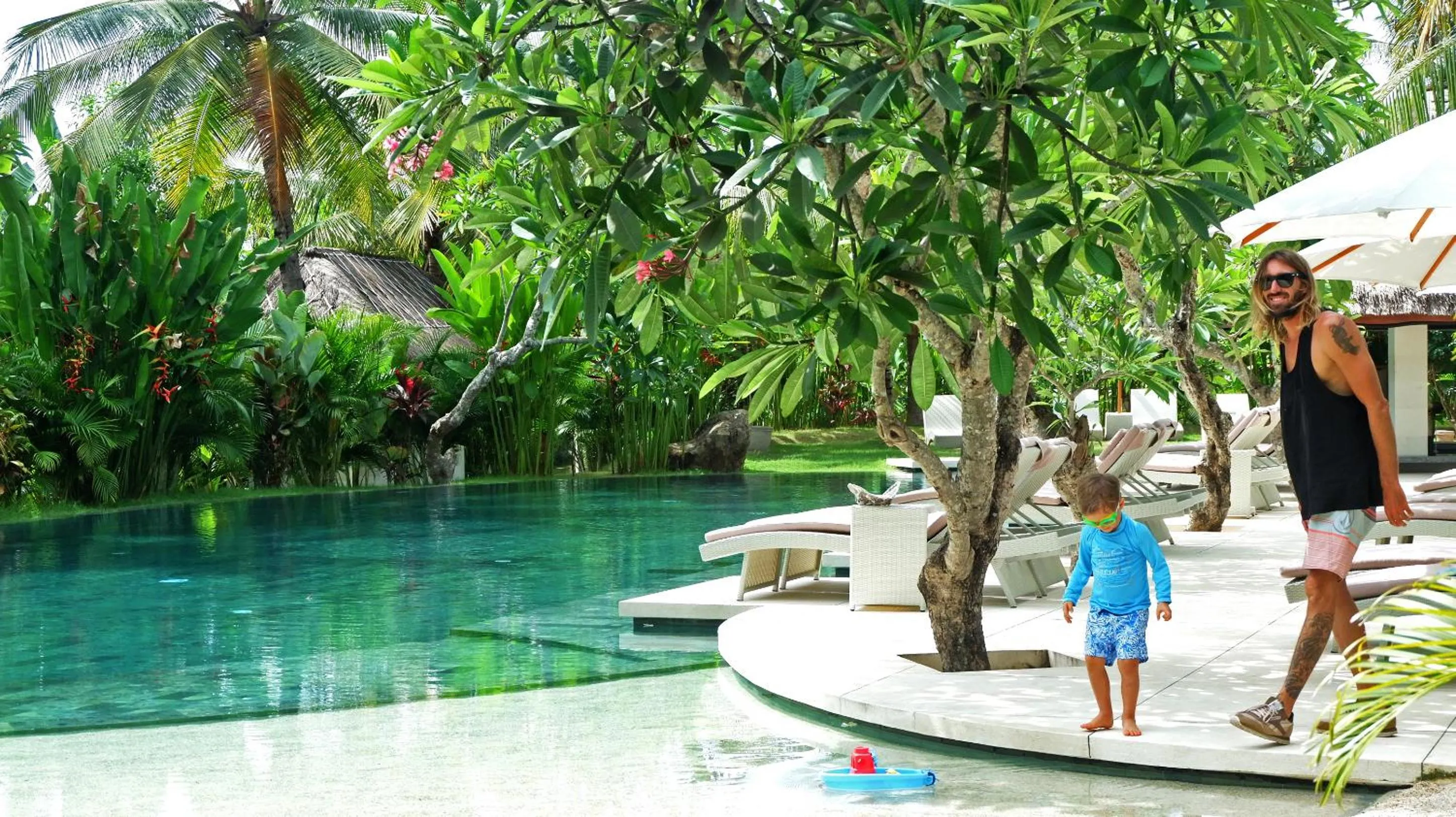 Pool view in Jivana Resort