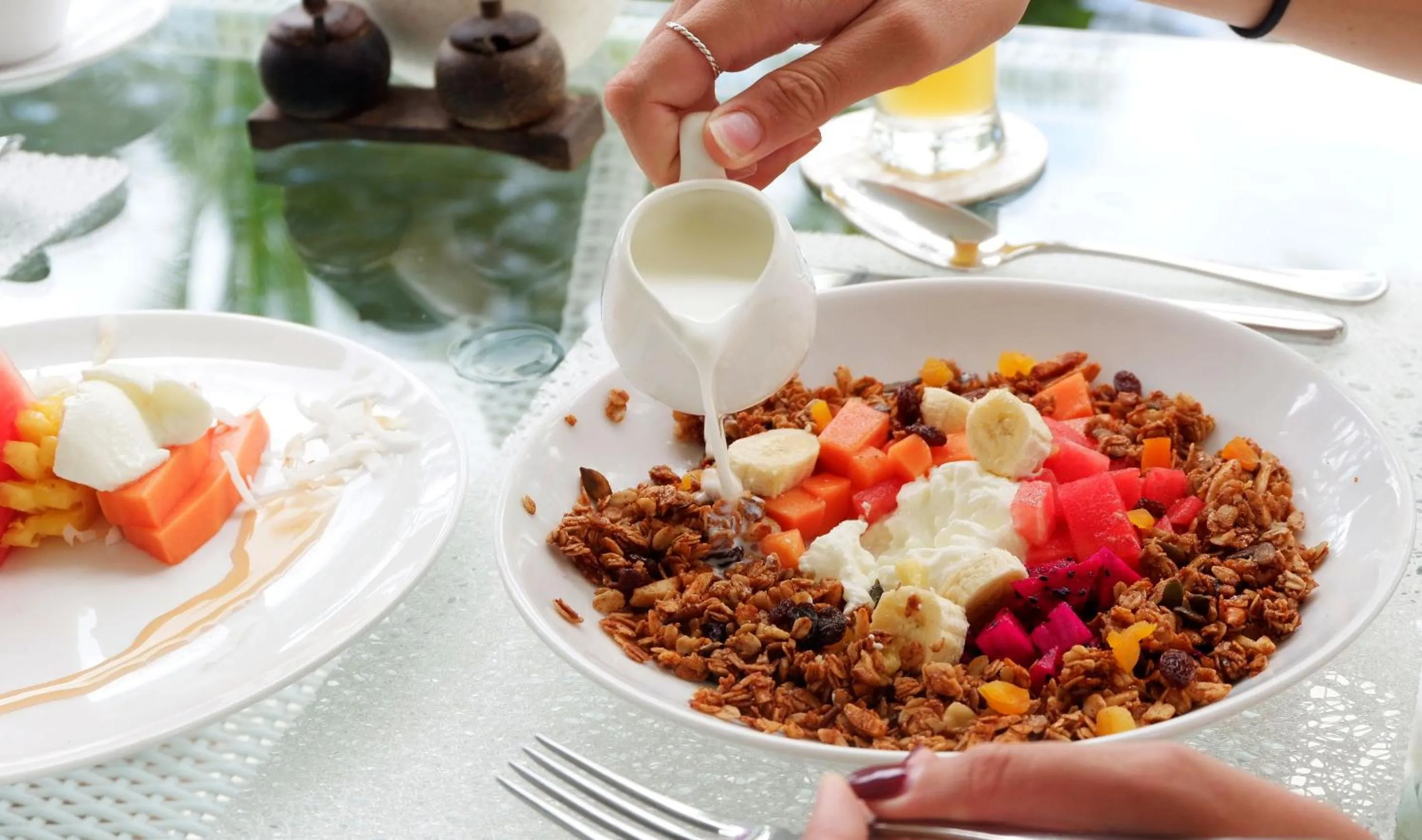 Food and drinks in Jivana Resort