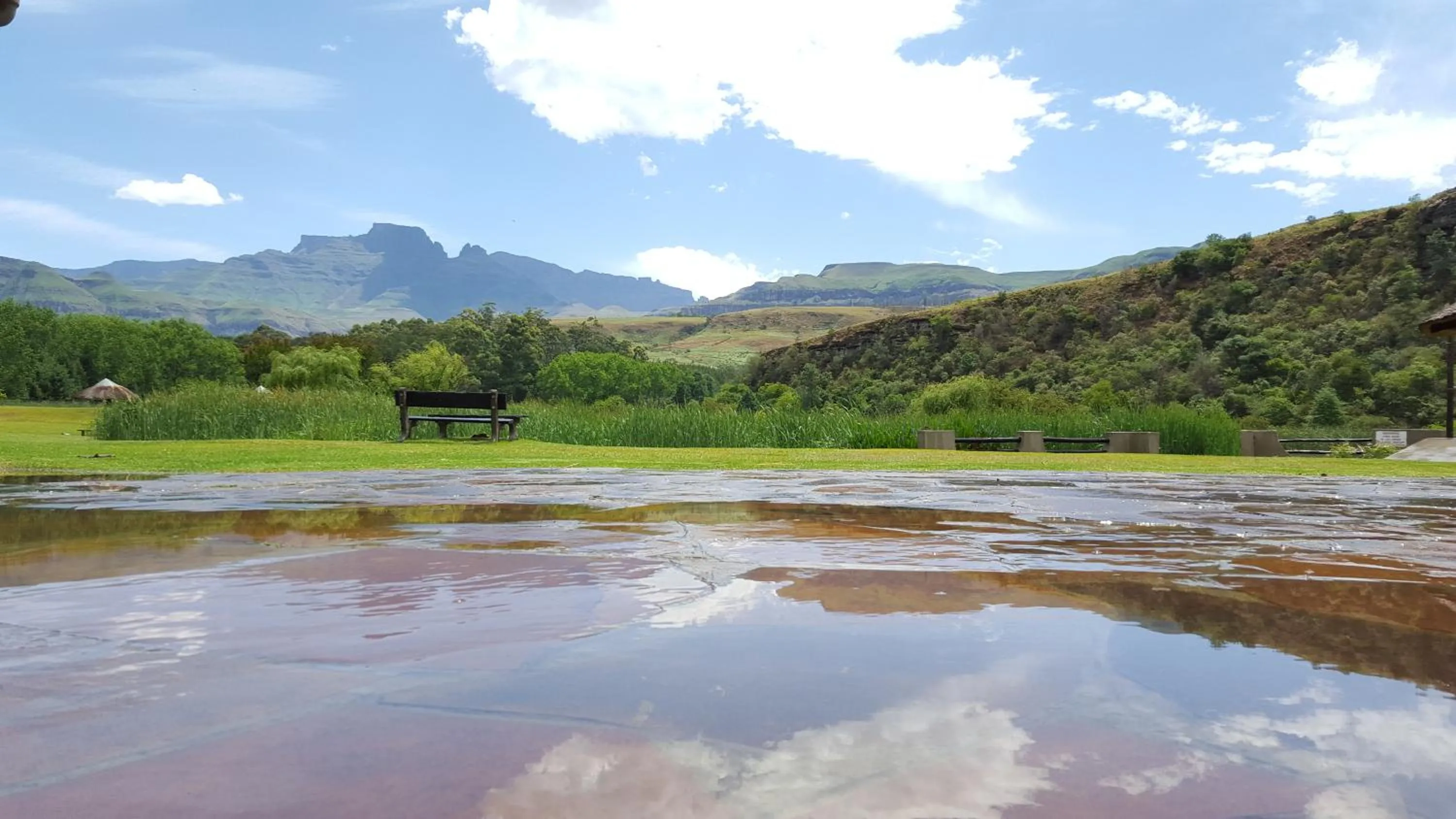 Patio in Dragon Peaks Mountain Resort