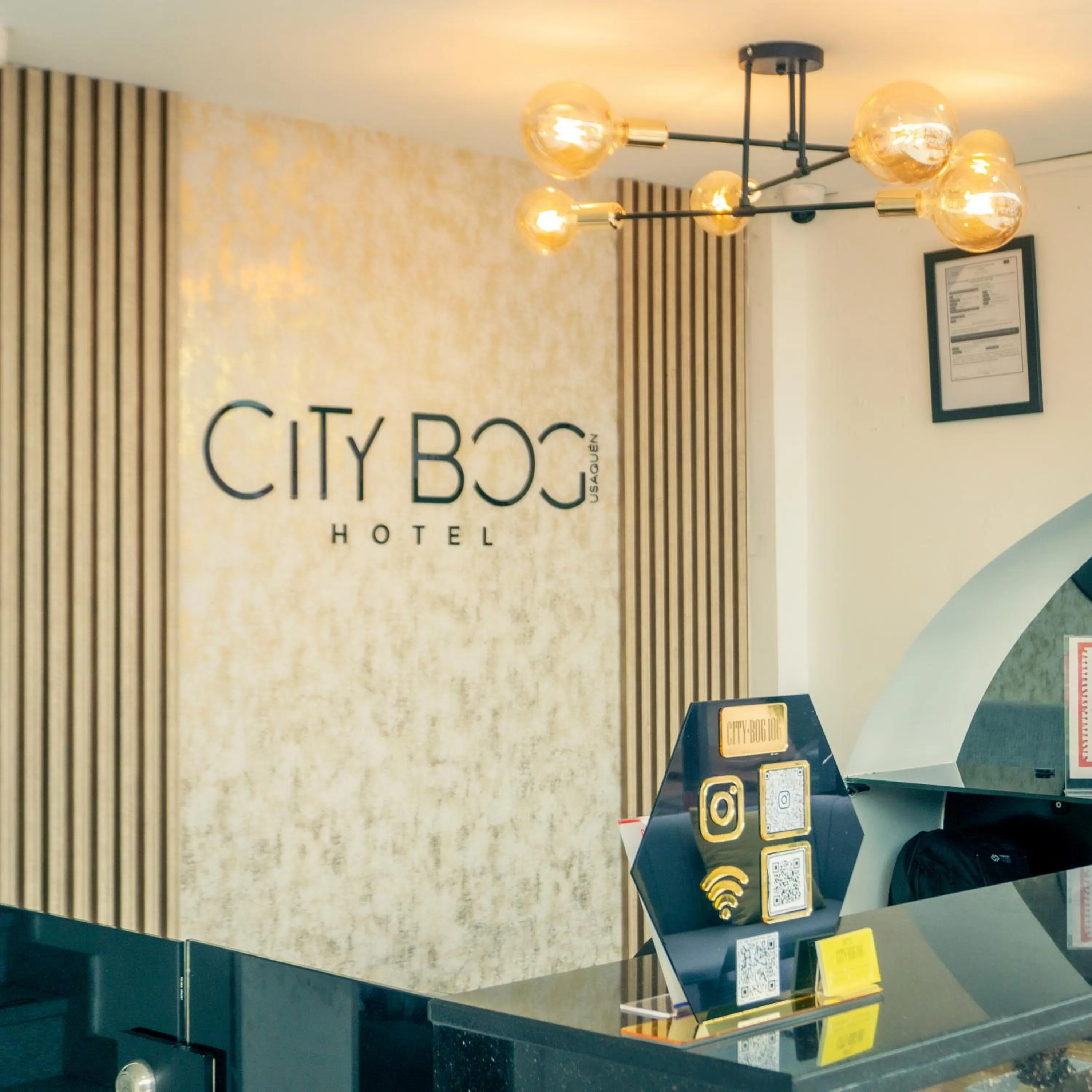 Property logo or sign in Hotel City Bog Usaquén