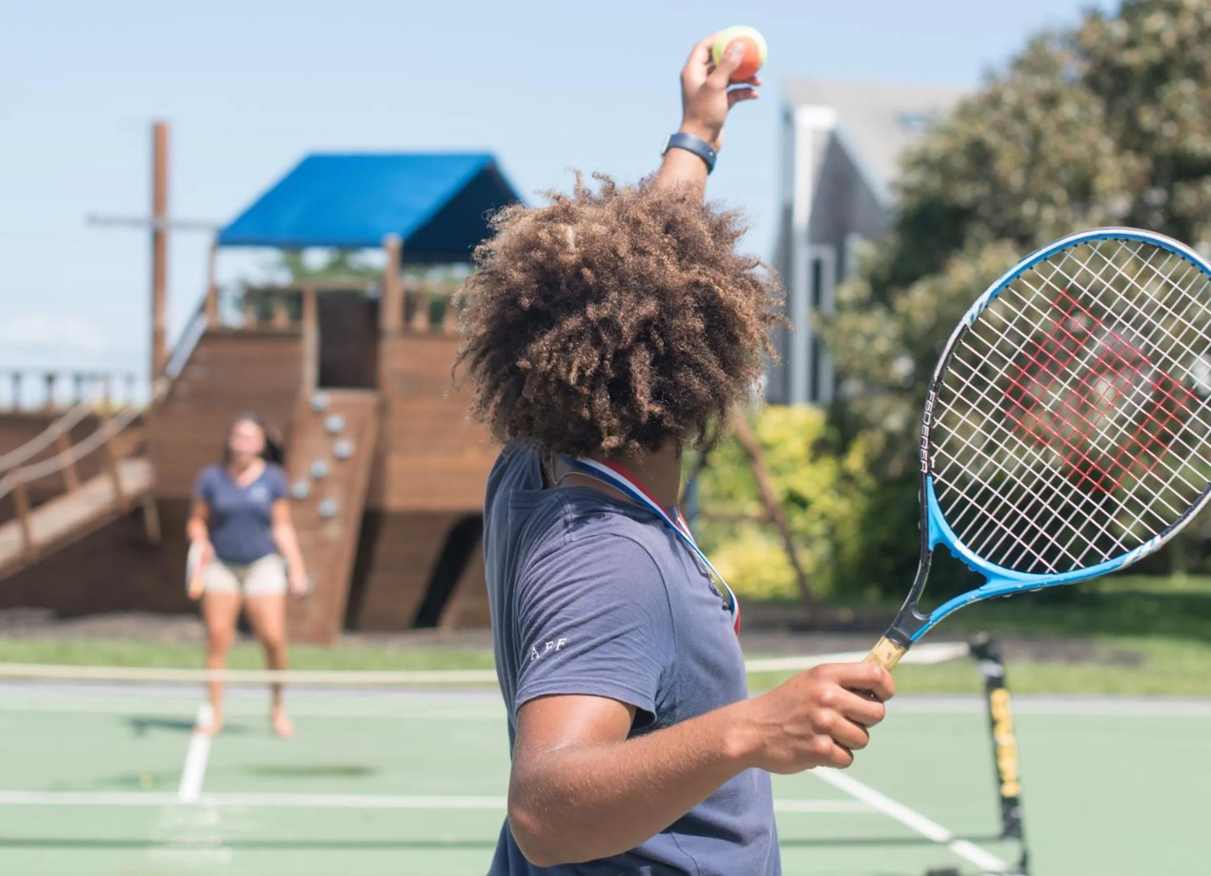 Tennis court in Winnetu Oceanside Resort at South Beach