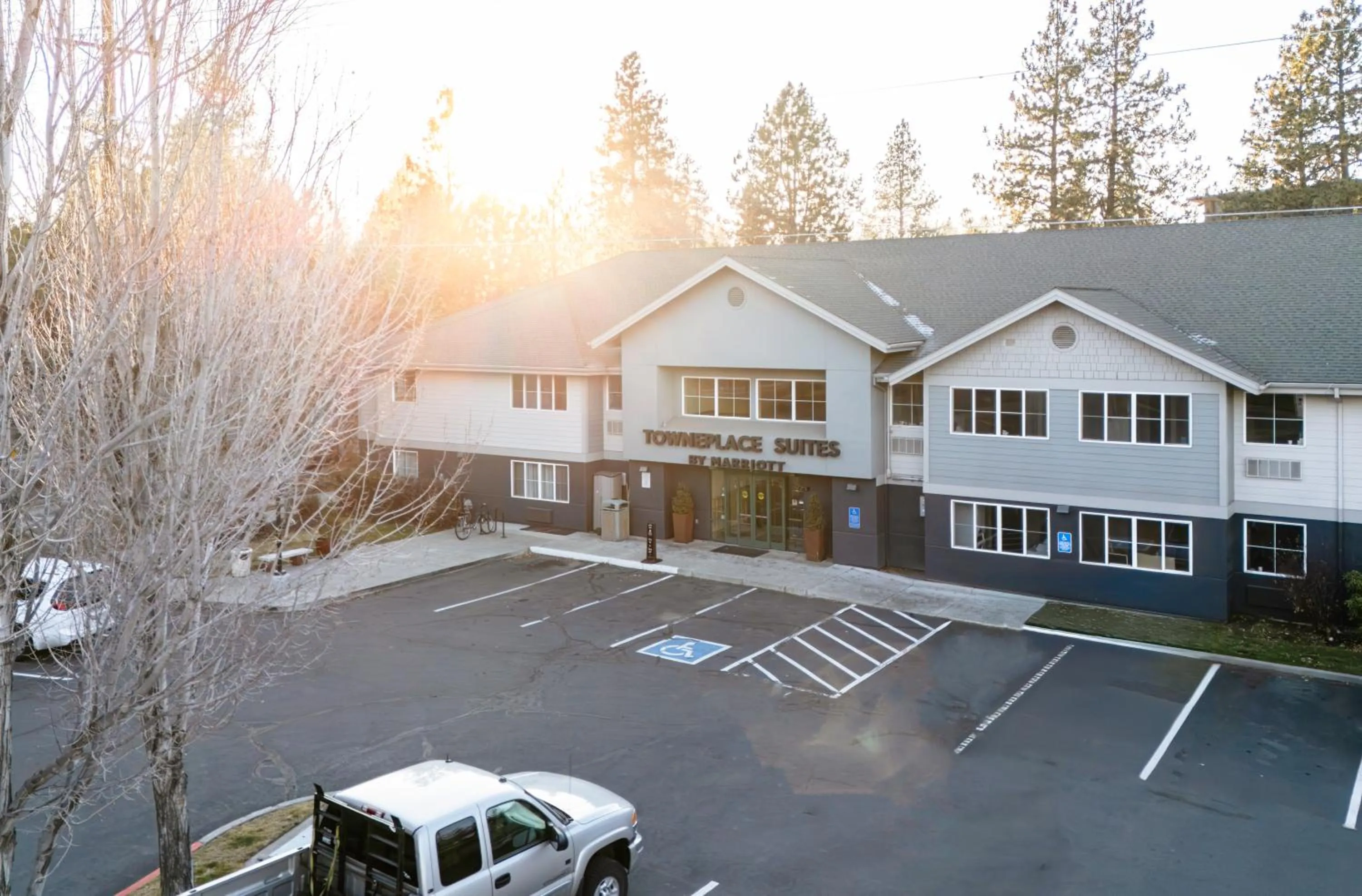Property building in TownePlace Suites Old Mill District, Bend Near Mt Bachelor
