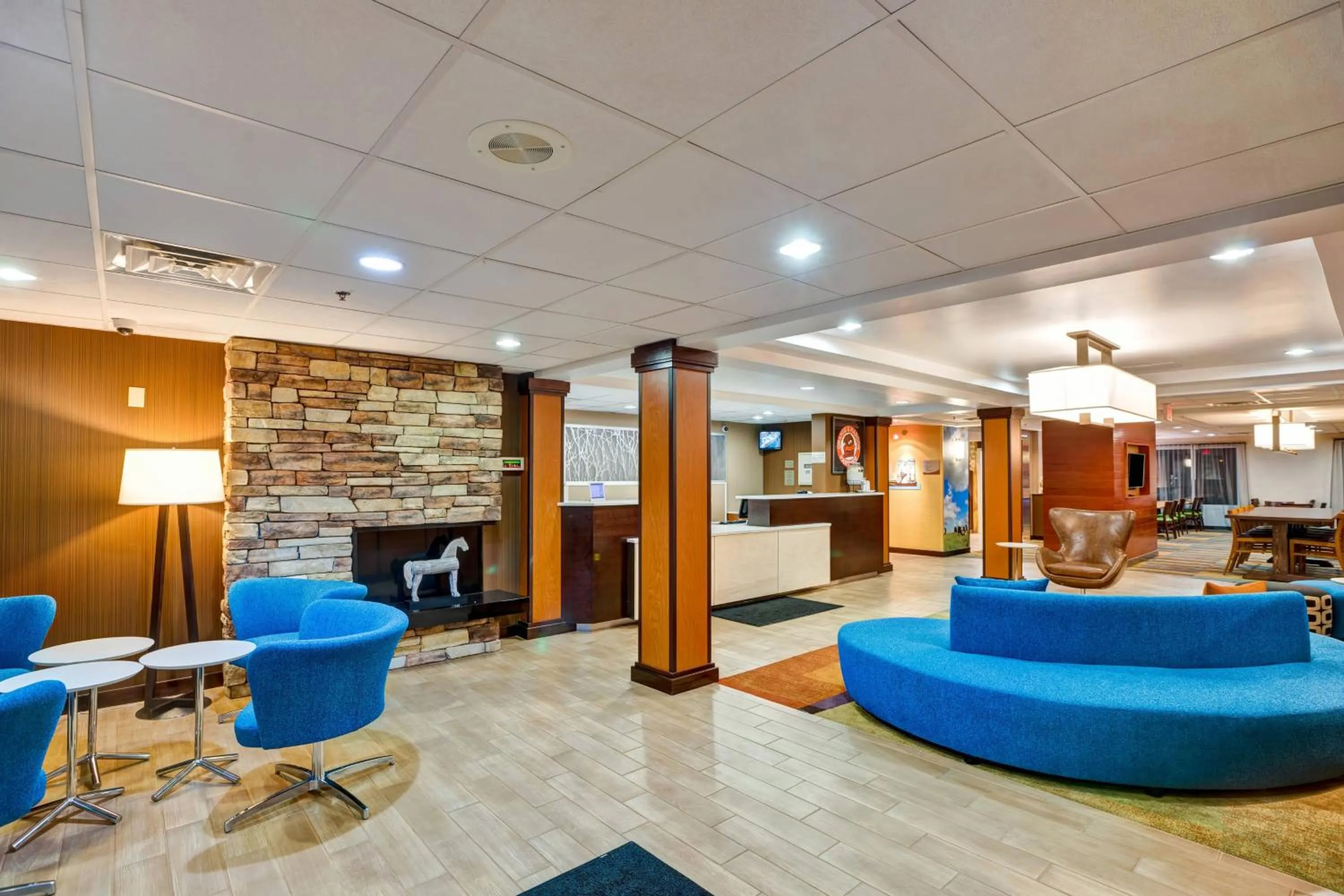 Lobby or reception in Fairfield Inn & Suites Christiansburg