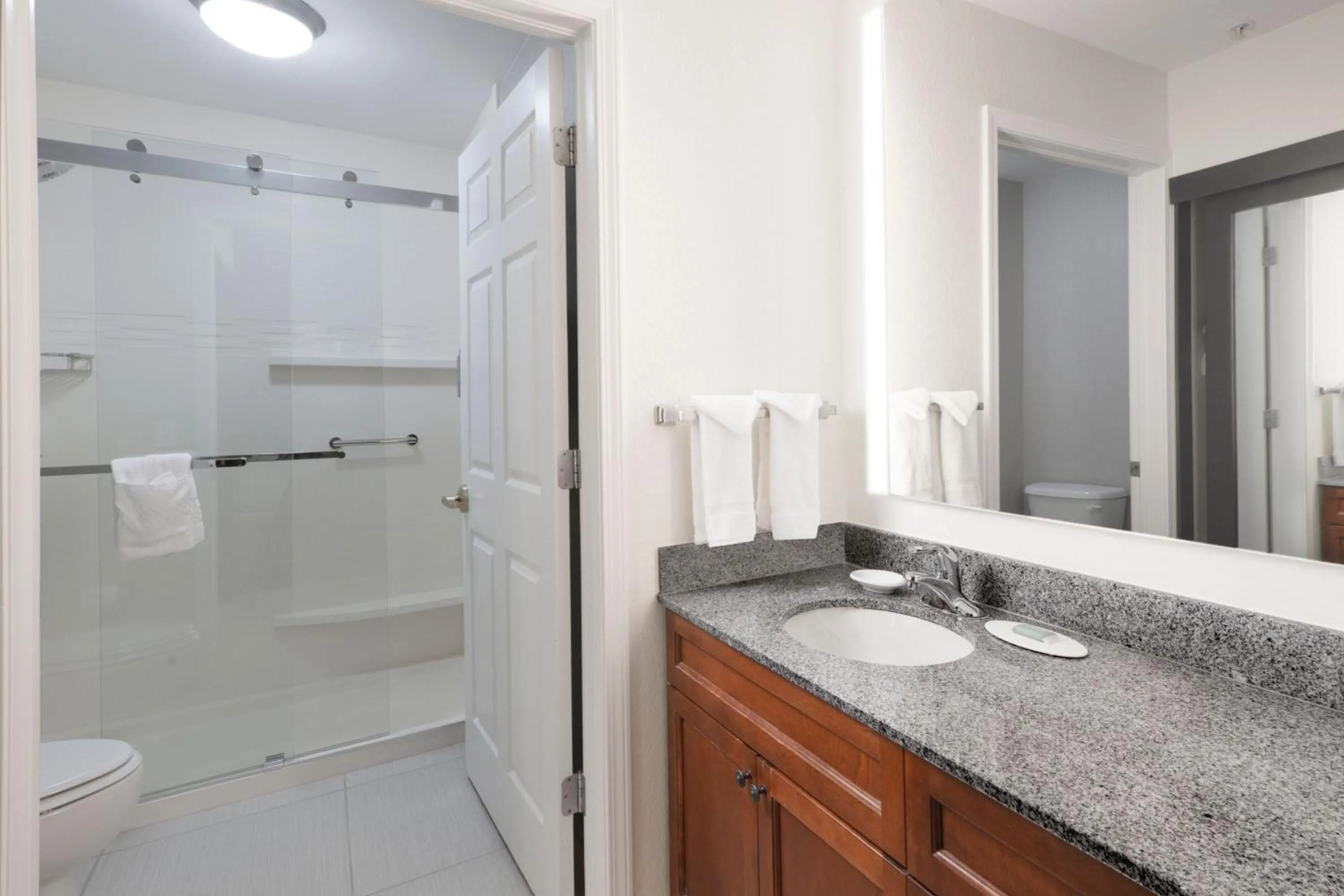 Shower in Residence Inn by Marriott Rogers