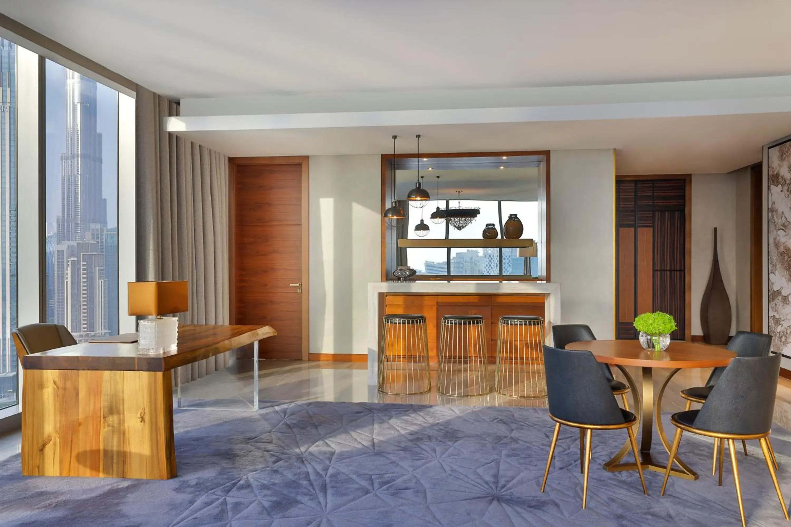 Signature King Suite with Canal View including Signature St. Regis Butler Service in The St. Regis Downtown Dubai Signature King Suite with Canal View including Signature St. Regis Butler Service in The St. Regis Downtown Dubai