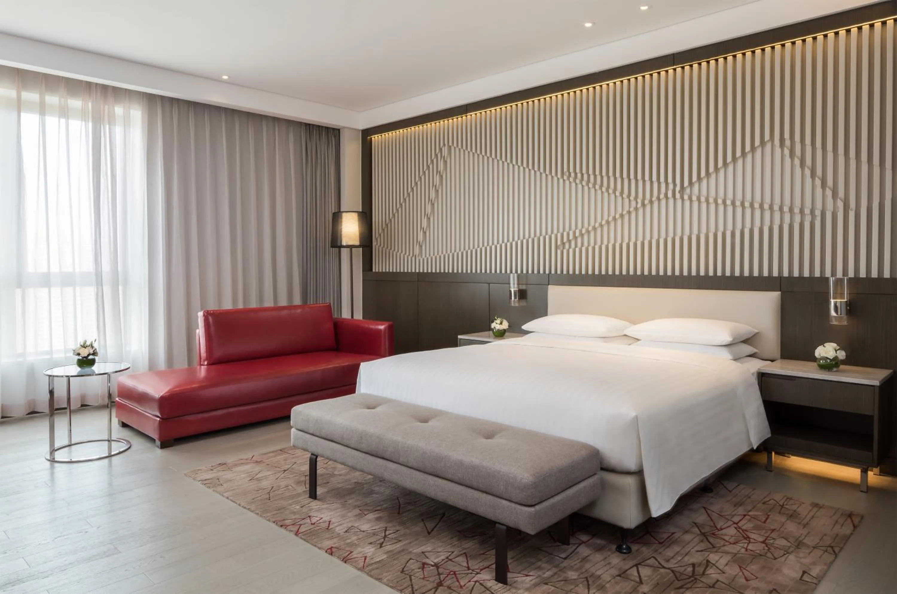 Bed in Courtyard by Marriott Tianjin Hongqiao