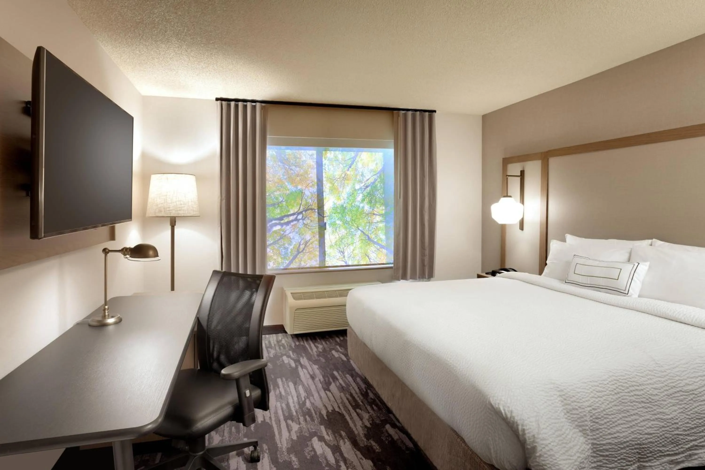 Photo of the whole room, Bed in Fairfield Inn & Suites Roswell