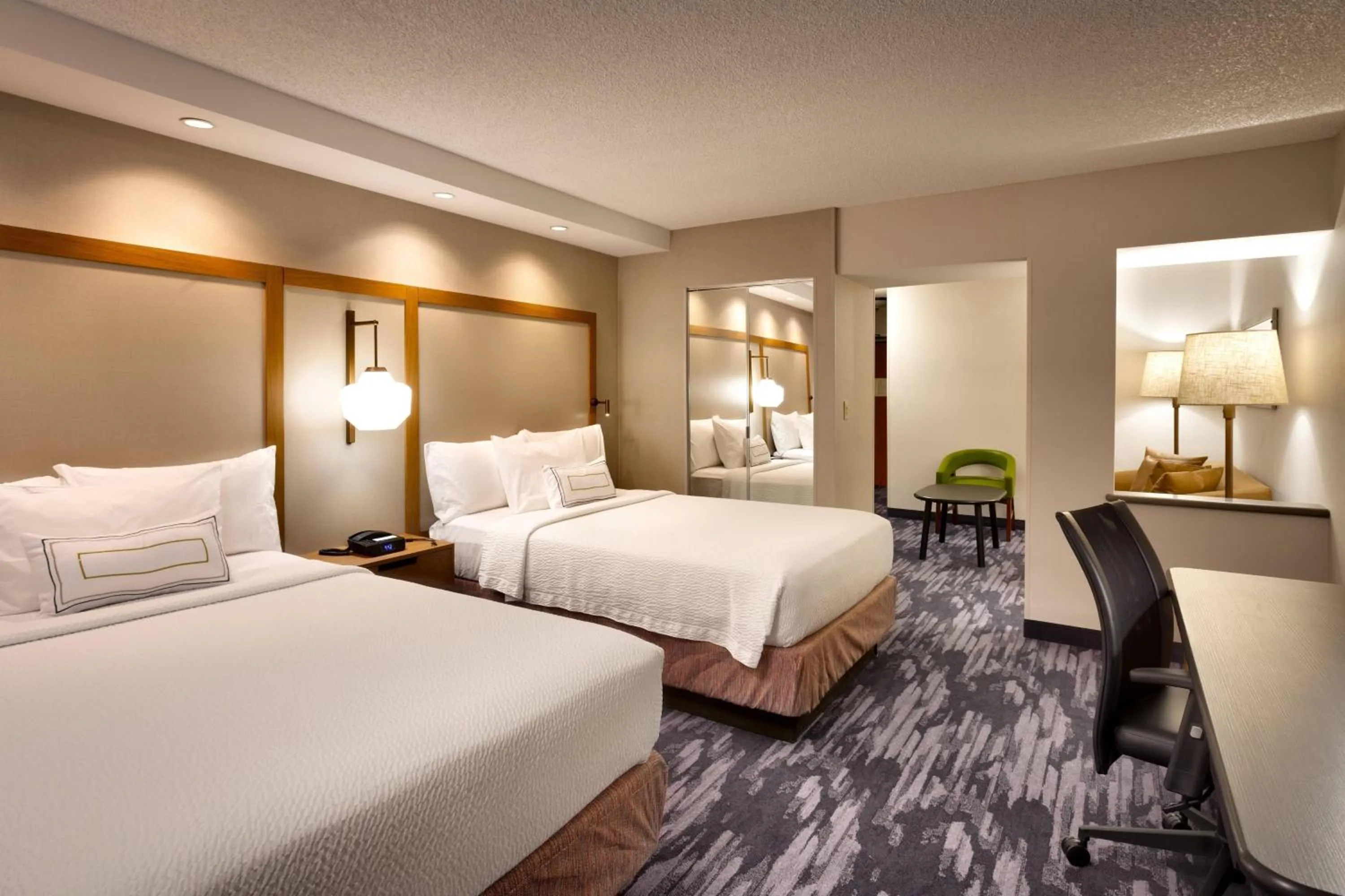Photo of the whole room, Bed in Fairfield Inn & Suites Roswell