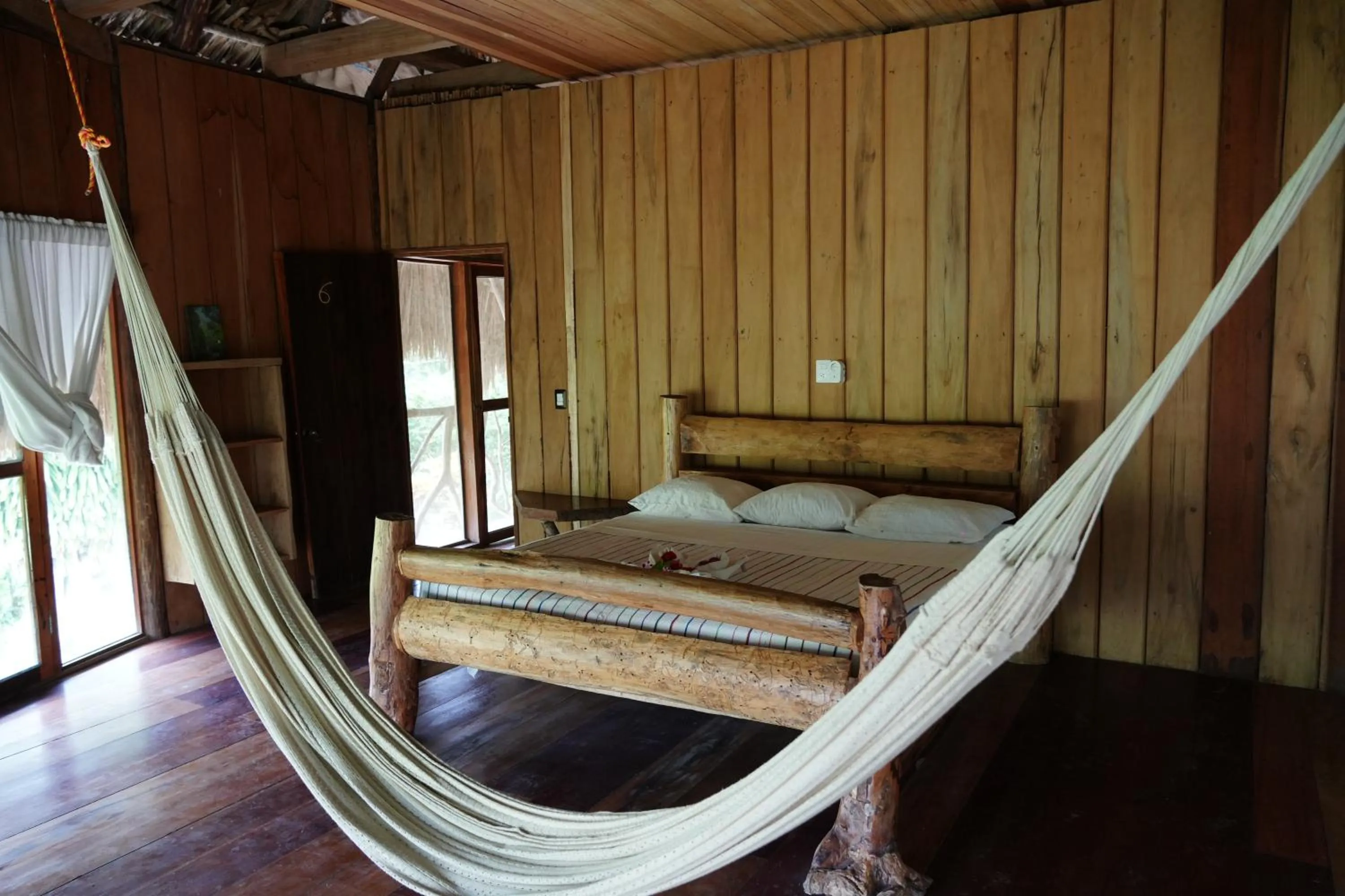 Bed in Eco Hotel Sak Nok