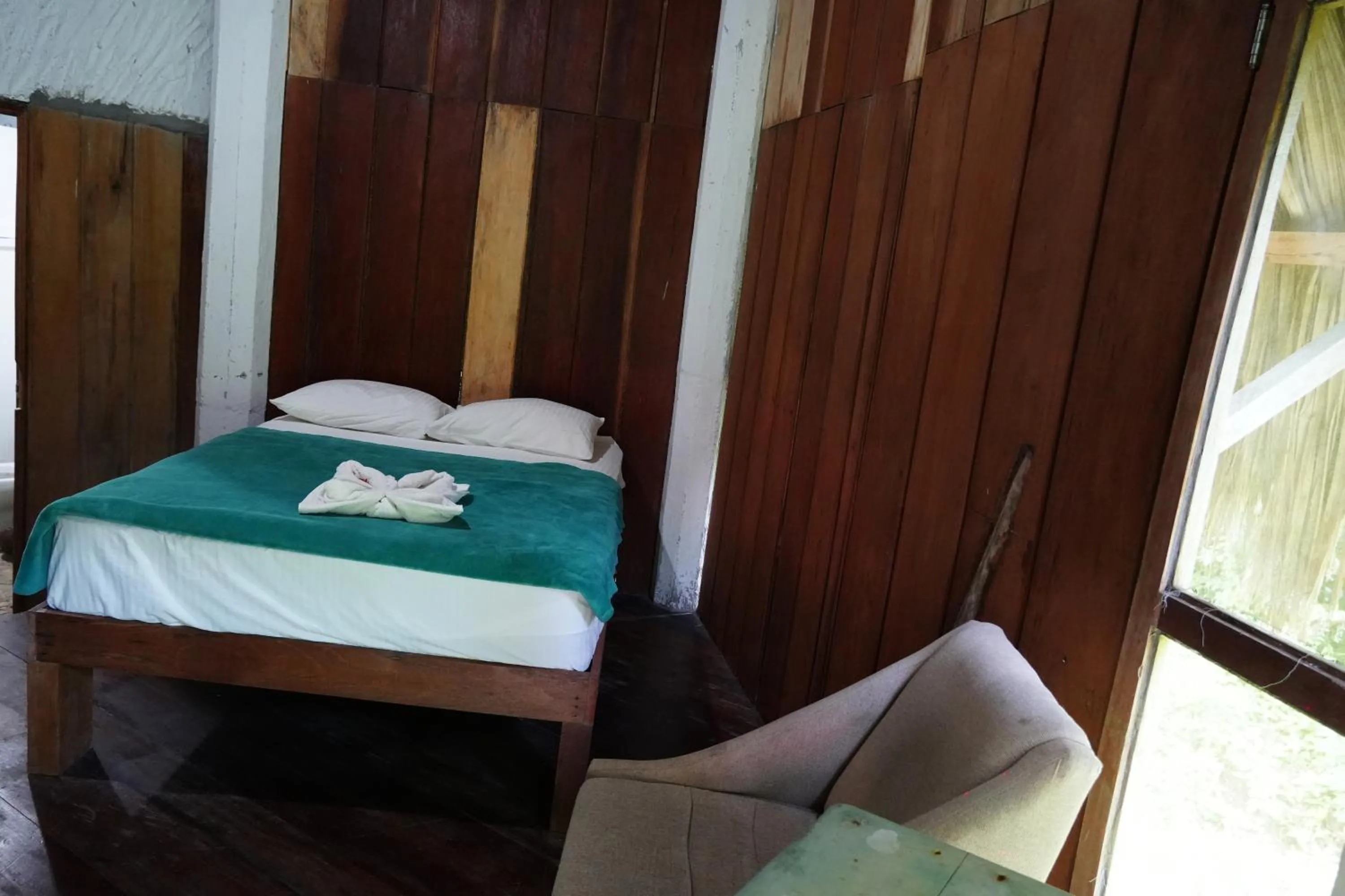 Bed in Eco Hotel Sak Nok