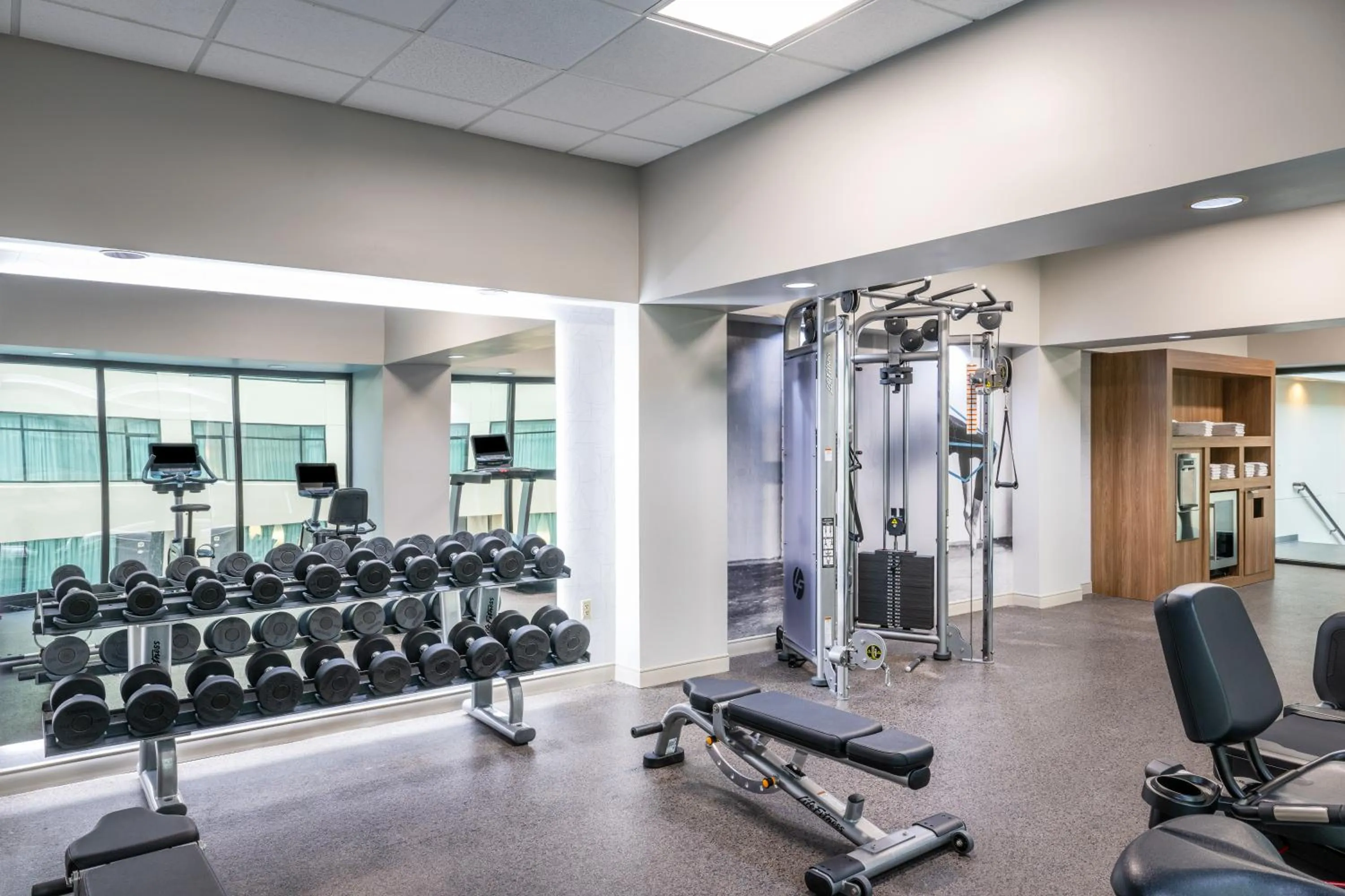 Fitness centre/facilities in Rochester Marriott Mayo Clinic Area
