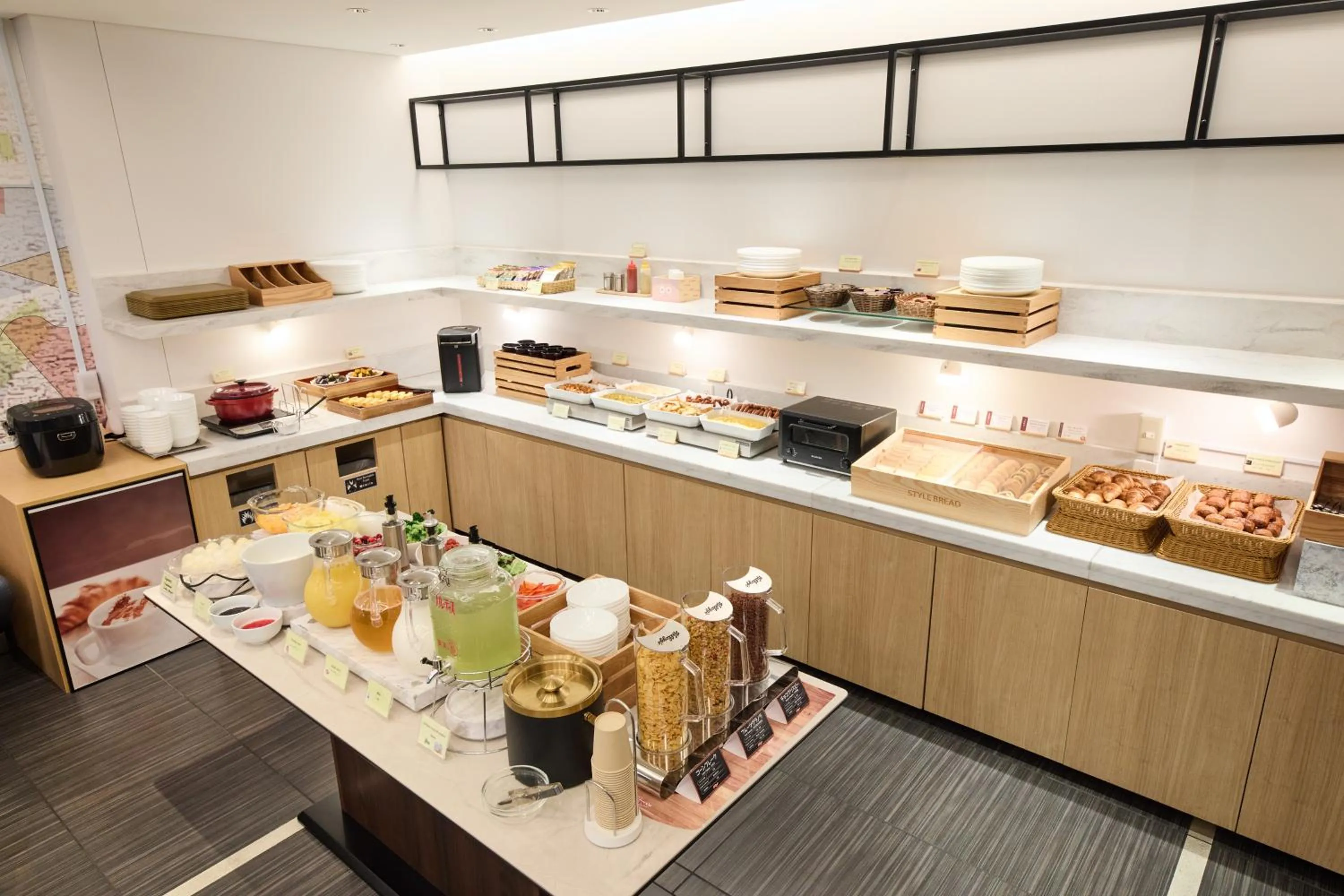 Buffet breakfast in Citadines Shinjuku Tokyo