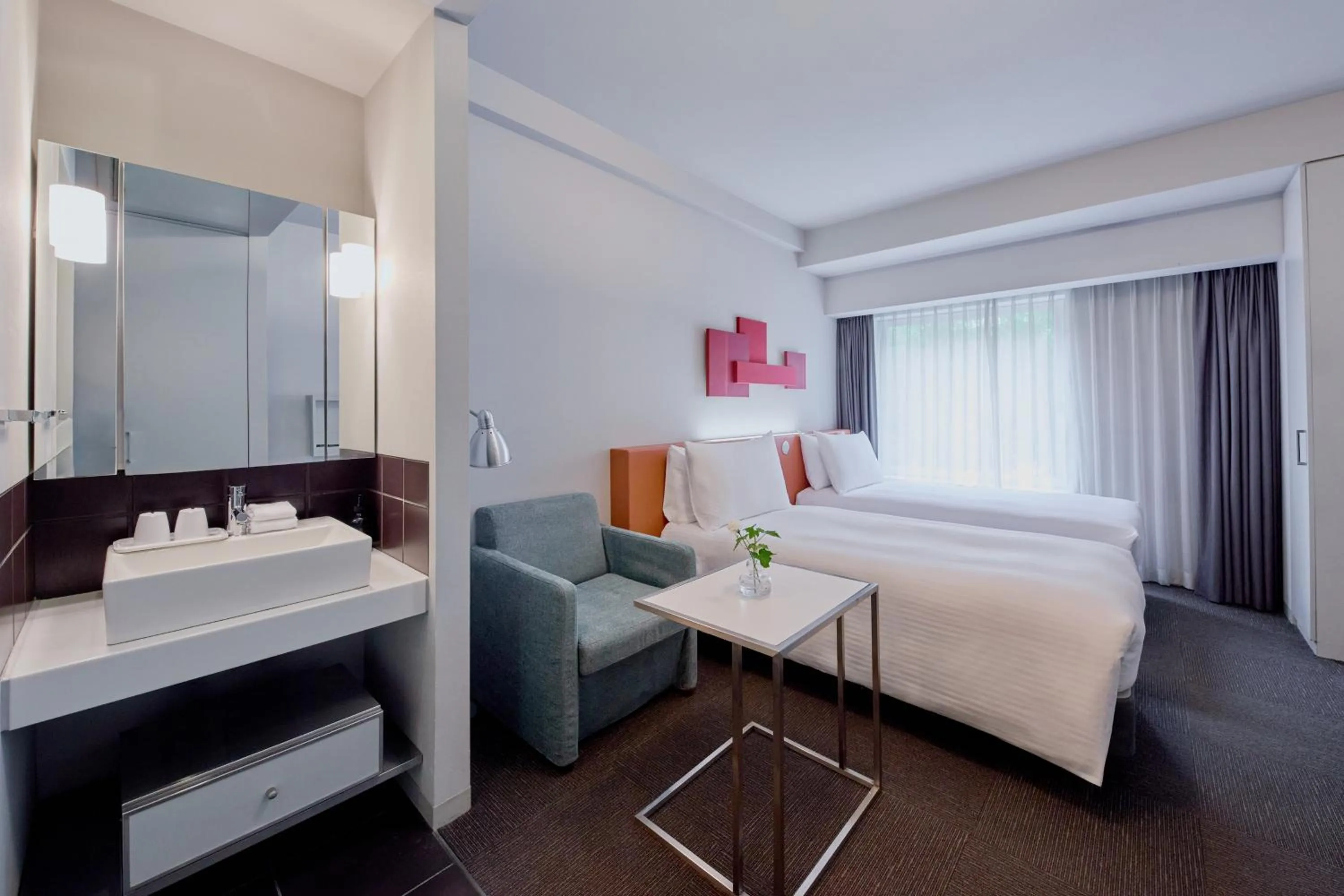 Photo of the whole room, Bed in Citadines Shinjuku Tokyo