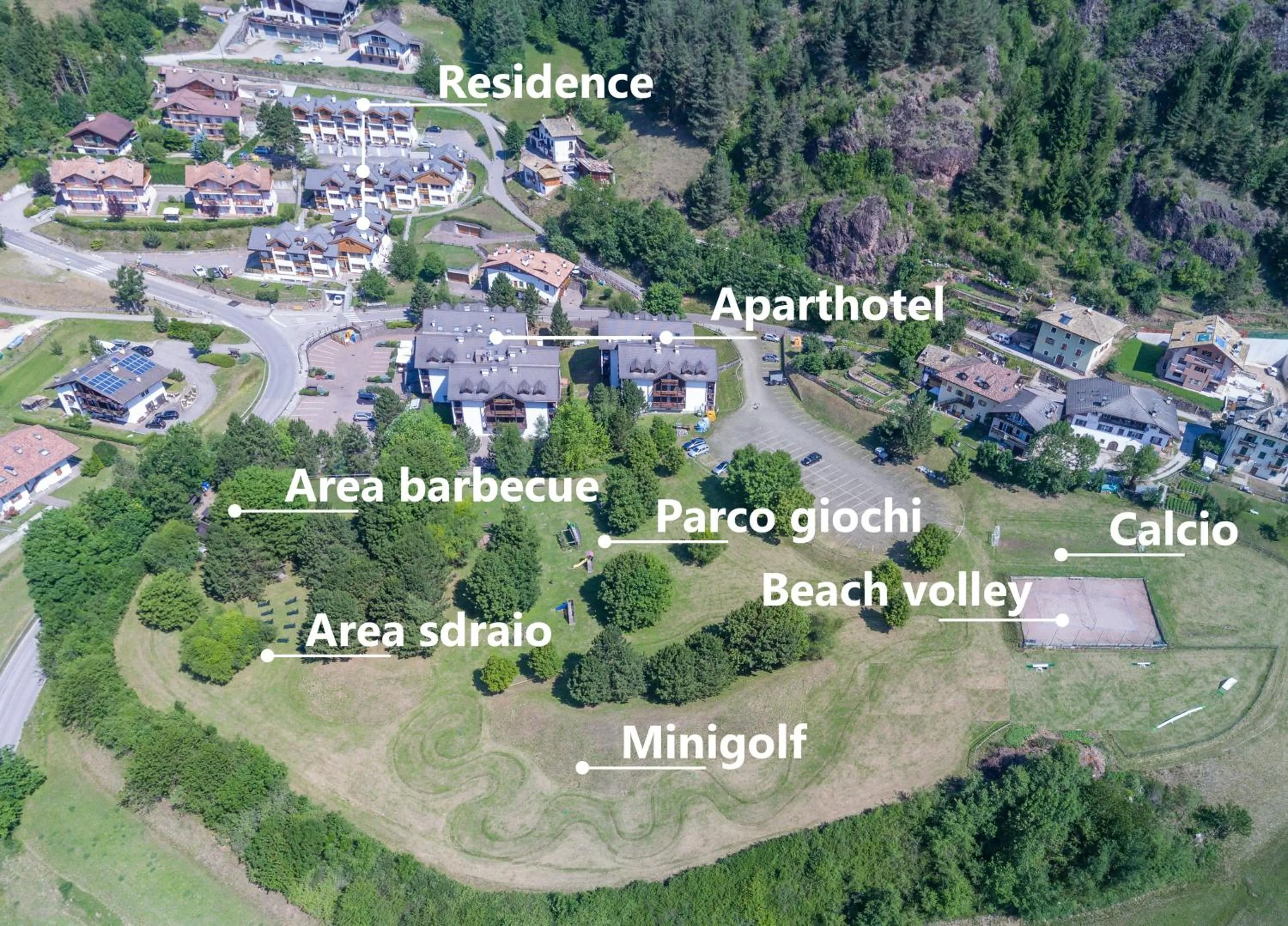 Bird's eye view in Residence Des Alpes