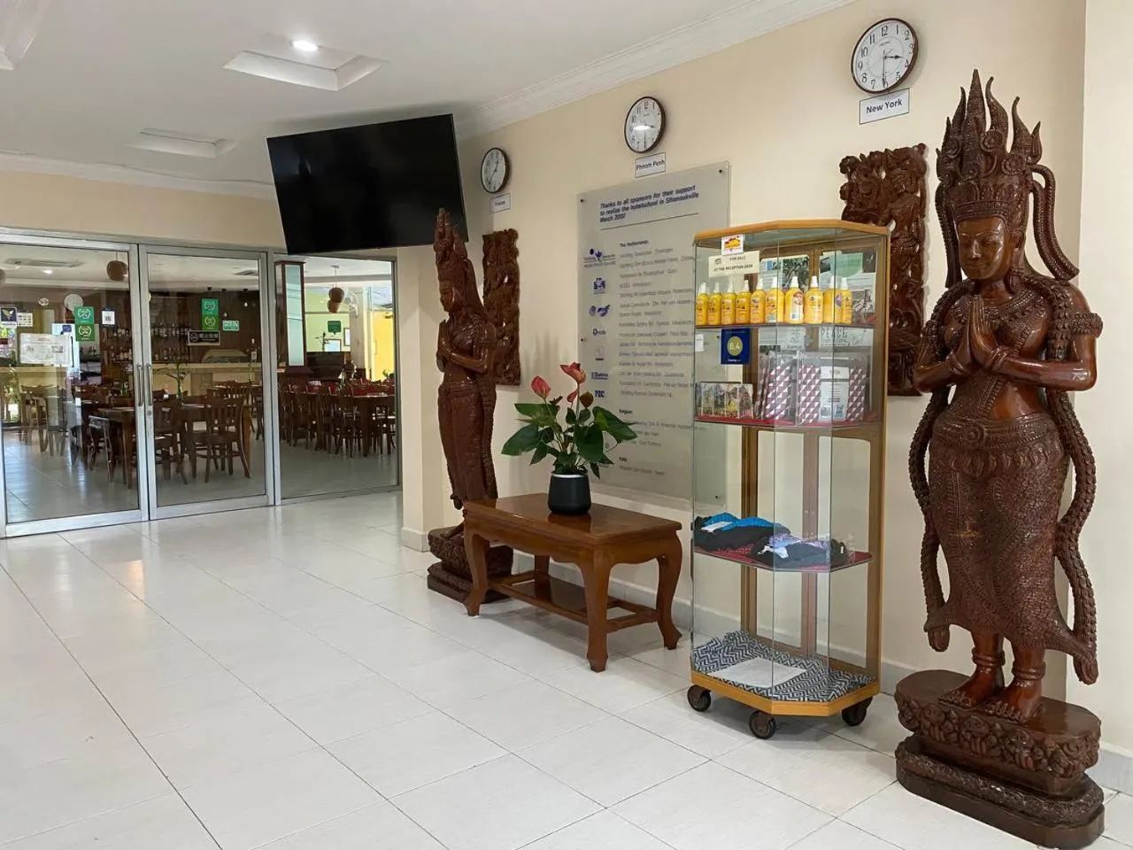 Lobby or reception in Don Bosco Hotel School