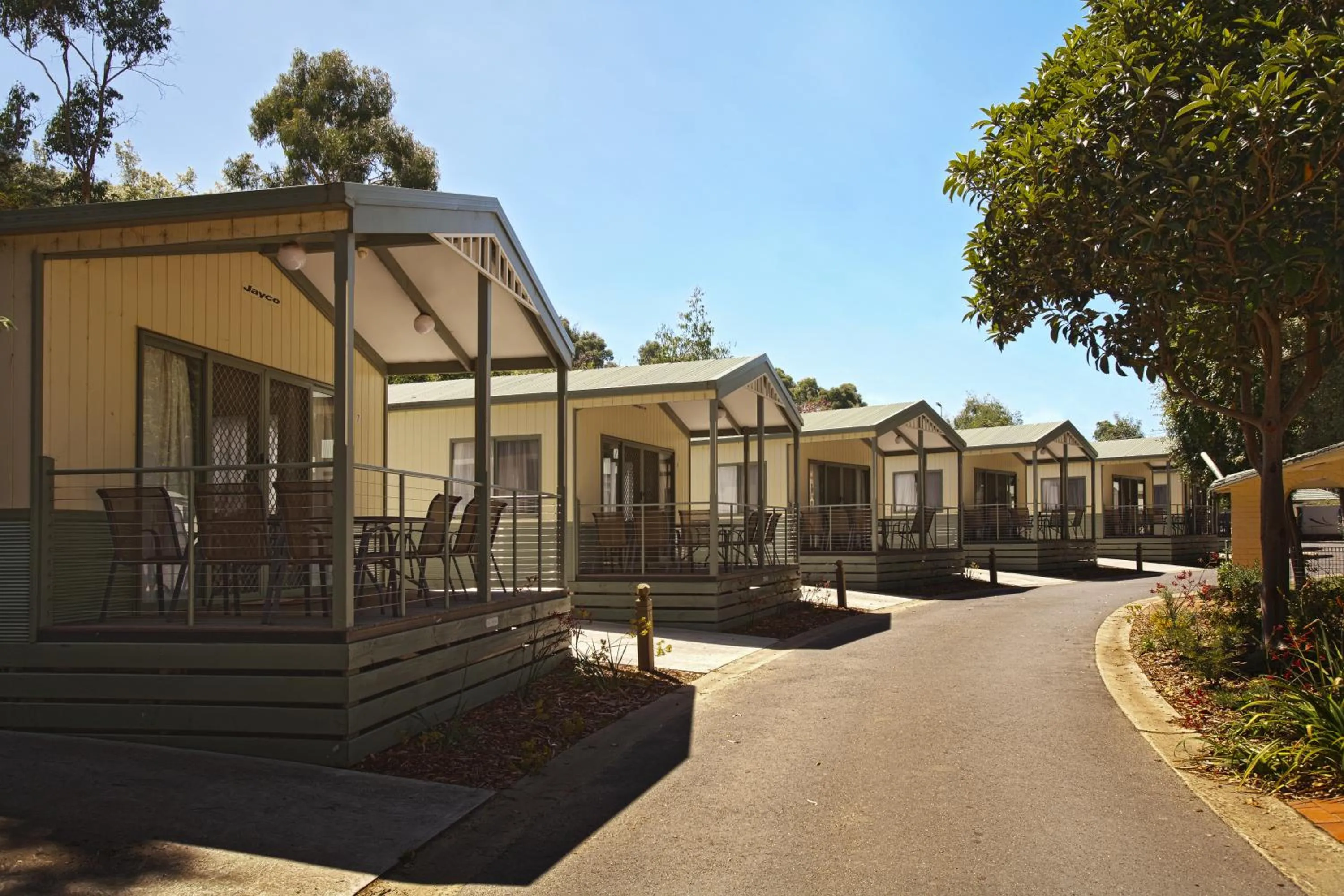 Street view in BIG4 Crystal Brook Tourist Park
