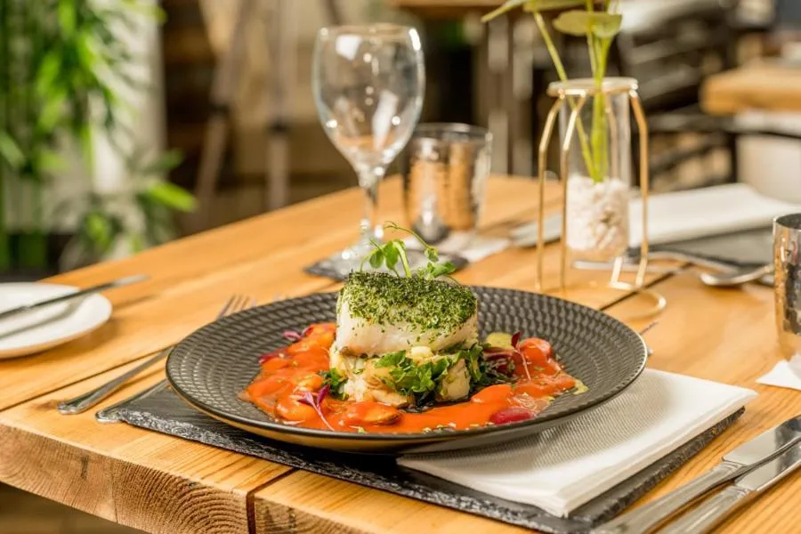 Food close-up in The Gower Hotel