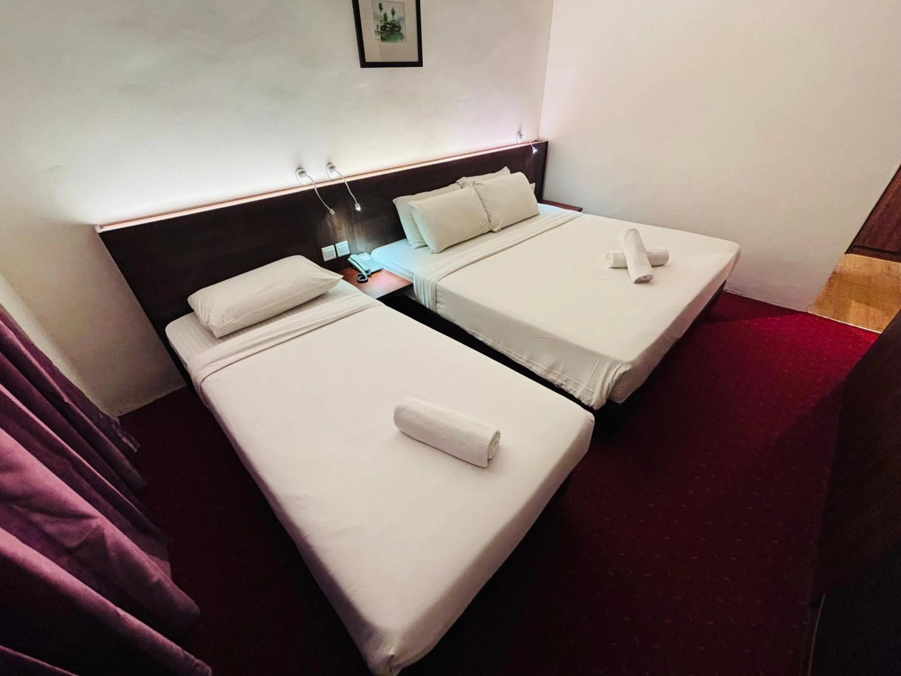 Bed in Hotel Yt Midtown Kuala Terengganu